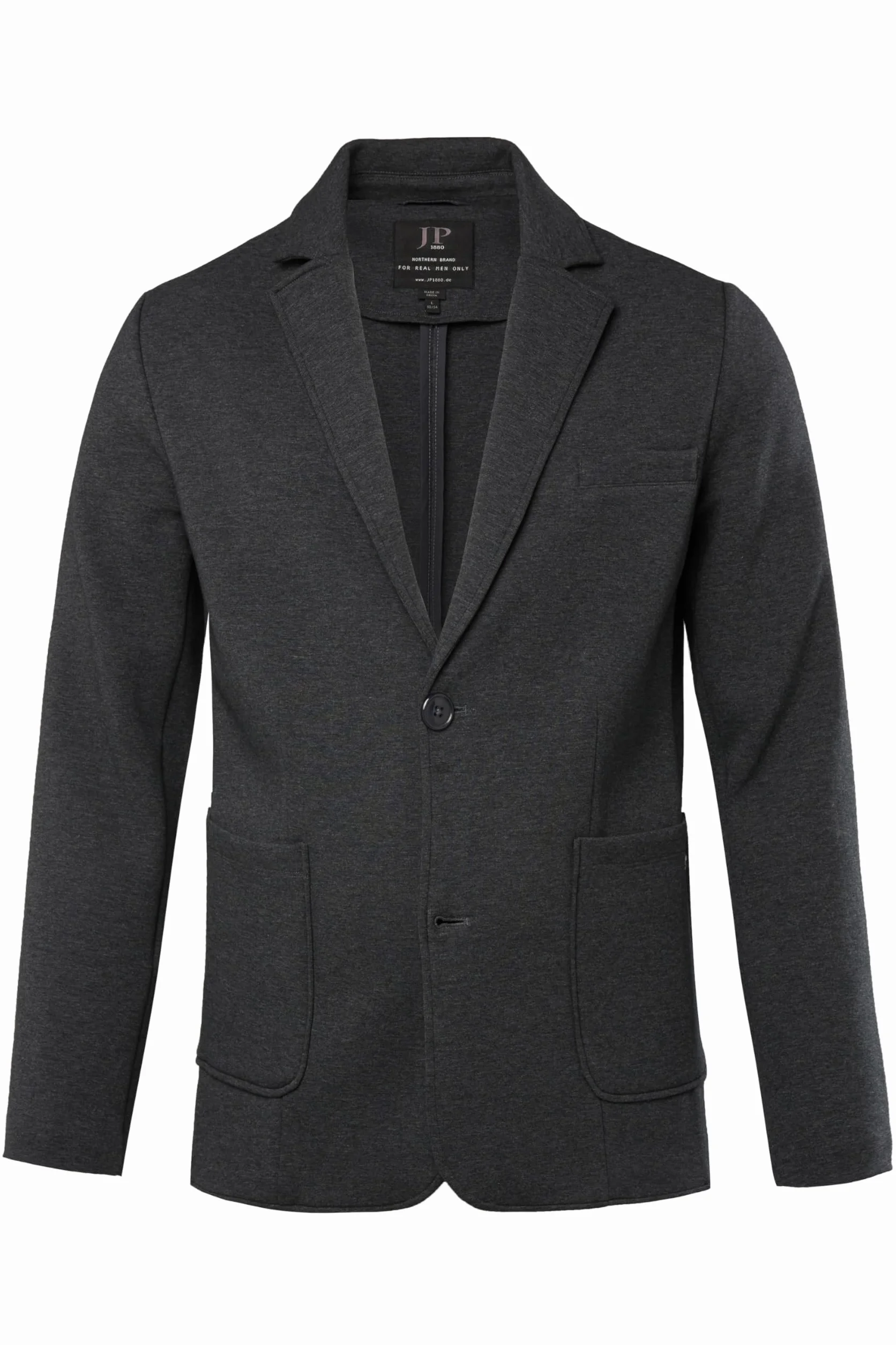 JP 1880 Męska marynarka dresowa, New York, Flexnamic Blazer, antracytowy, XL