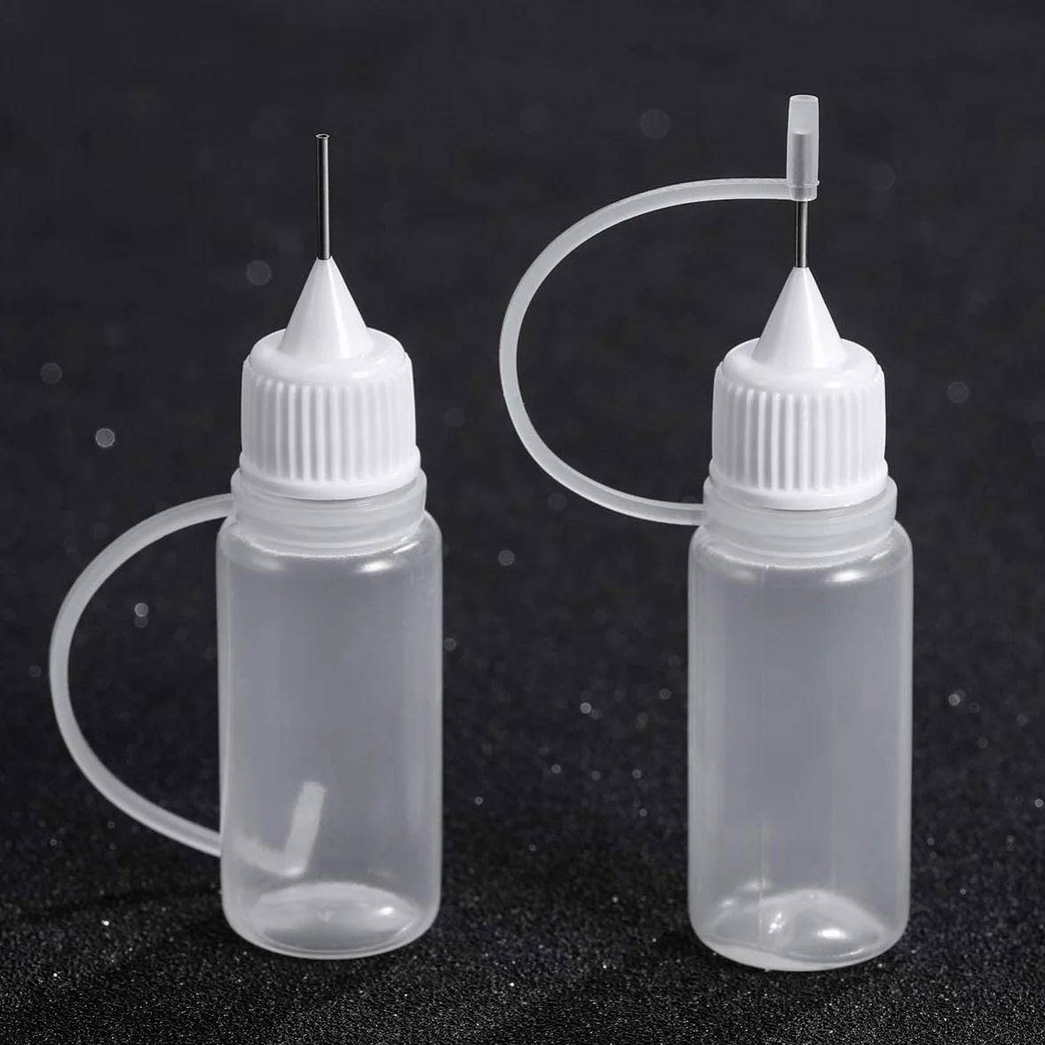 10 x 20 ml Plastikowa butelka na igły do quilling klej oleisty klej i tusz alkoholowy