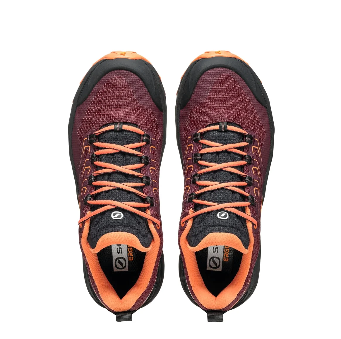 Scarpa Damskie buty Rush 2 GTX Gore-Tex wodoodporne do wędrówek, Bordowy / zakurzony pomarańczowy, 38.5 EU