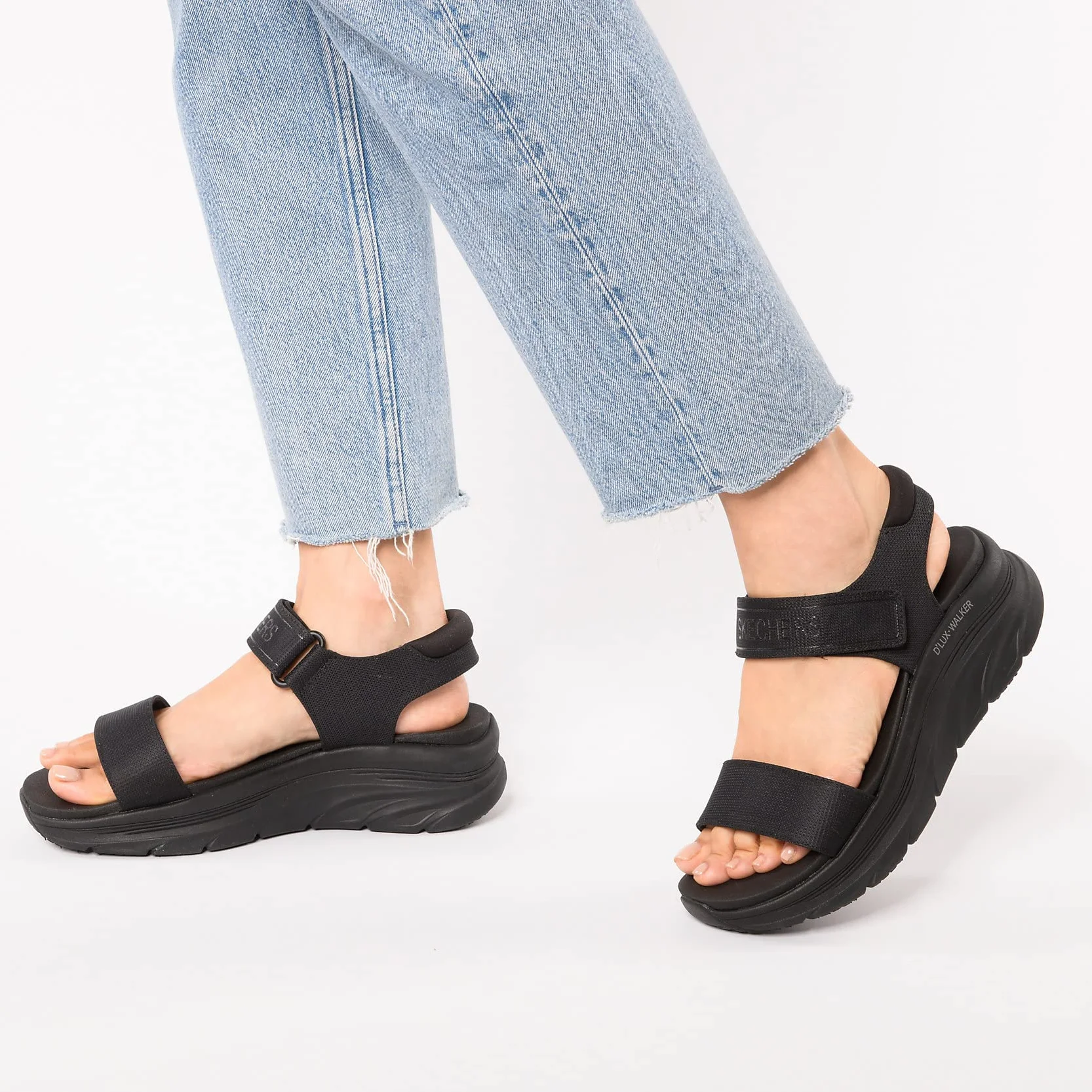 Skechers Kobiety D'lux Walker New BlockSandały sportowe