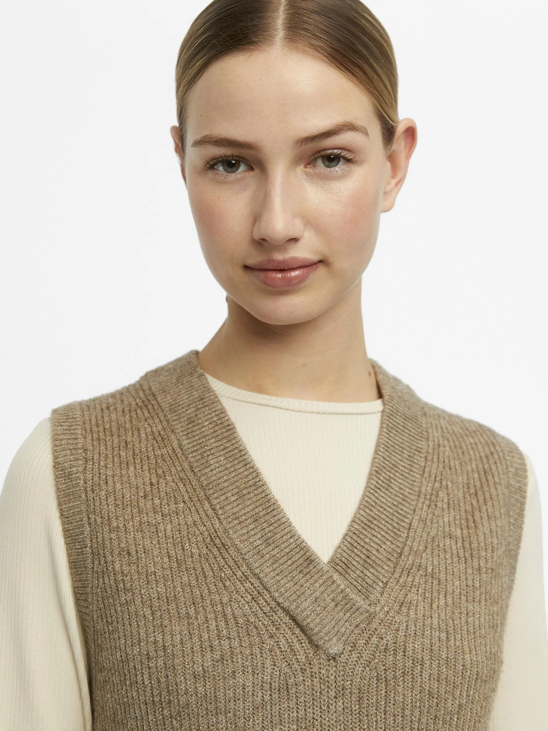 Objmalena Kamizelko Sweter Kobiety S/L Knit Waistcoat