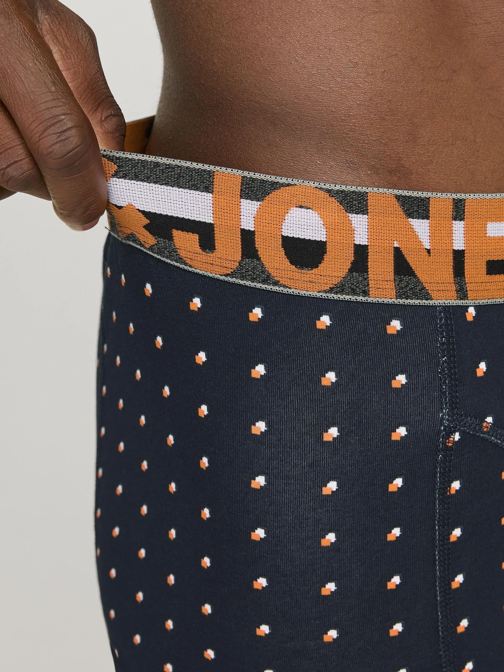 JACK & JONES Jachenrik Trunks 3 Pack Bokserki Mężczyźni