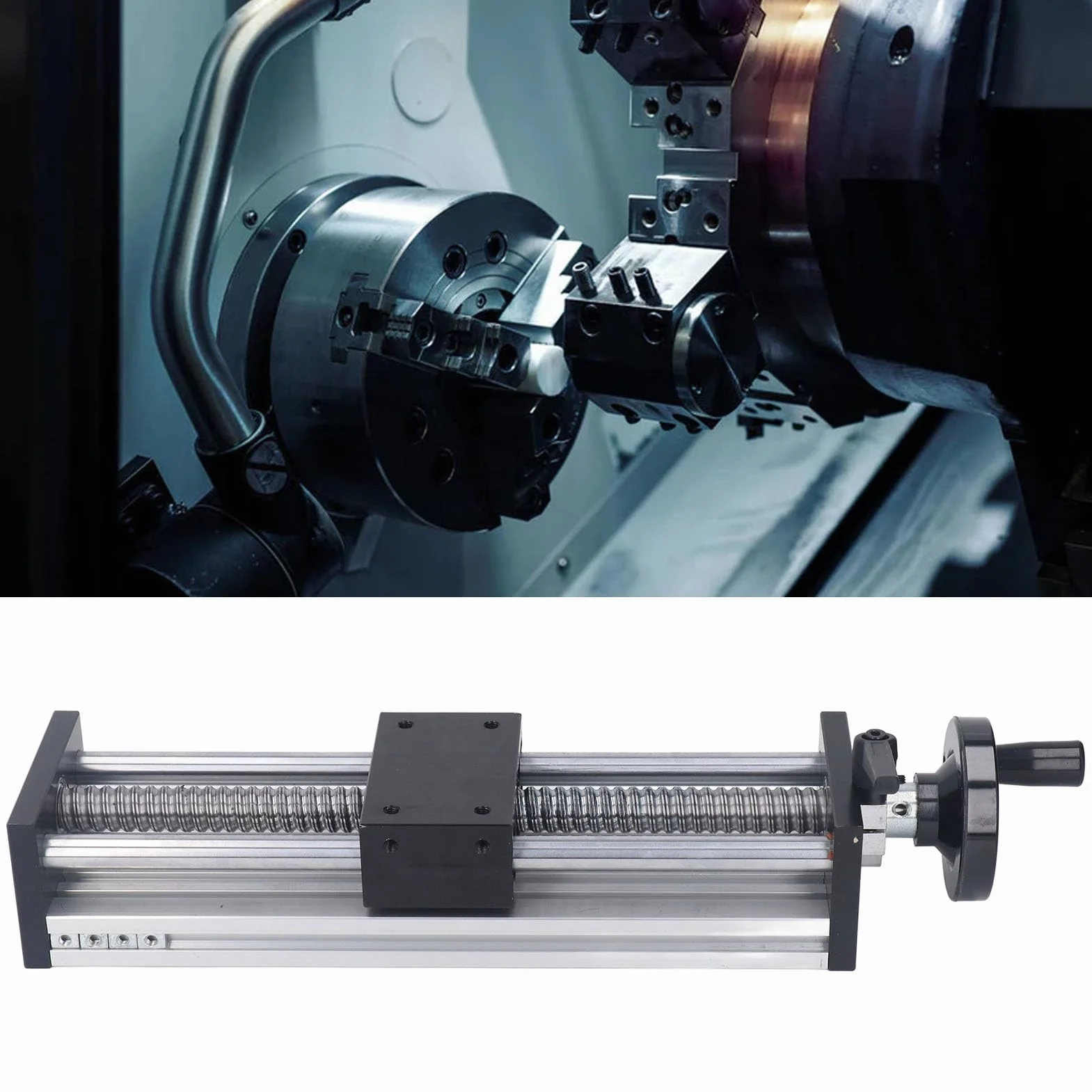 Prowadnica Liniowa CNC, M5 o Skoku 200 Mm, Wysoce Precyzyjna śruba Kulowa, stopień Liniowy, Siłownik Liniowy Przesuwny, stół Przesuwny Krzyżowy dla Majsterkowiczów, Router CNC,
