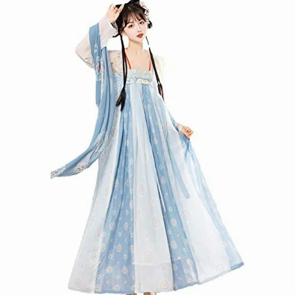 Chiński strój hanfu, Damski strój Cosplay księżniczki starożytnej dynastii Han
