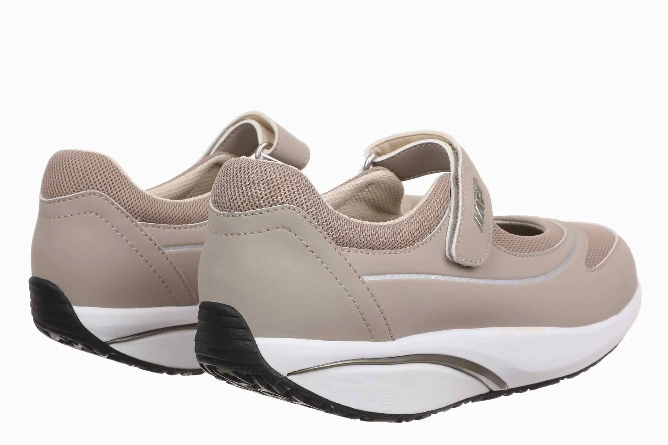 MBT BARIDI 2 damskie baleriny sportowe anatomiczne wygodne buty do chodzenia fizjologiczne wygodne buty do chodzenia z zakrzywioną podeszwą komfort i stabilność. Mokasyny na co dzień z zamknięciem