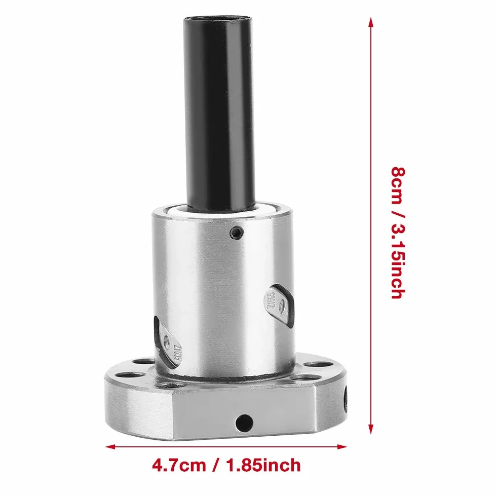 SFU1605 12 mm wrzeciono toczne toczenie, Jectse RM1605 12 mm stal łożyskowa Śruba toczna toczna toczna wrzeciono toczne CNC części do wrzeciona tocznego RM1605 SFU1605
