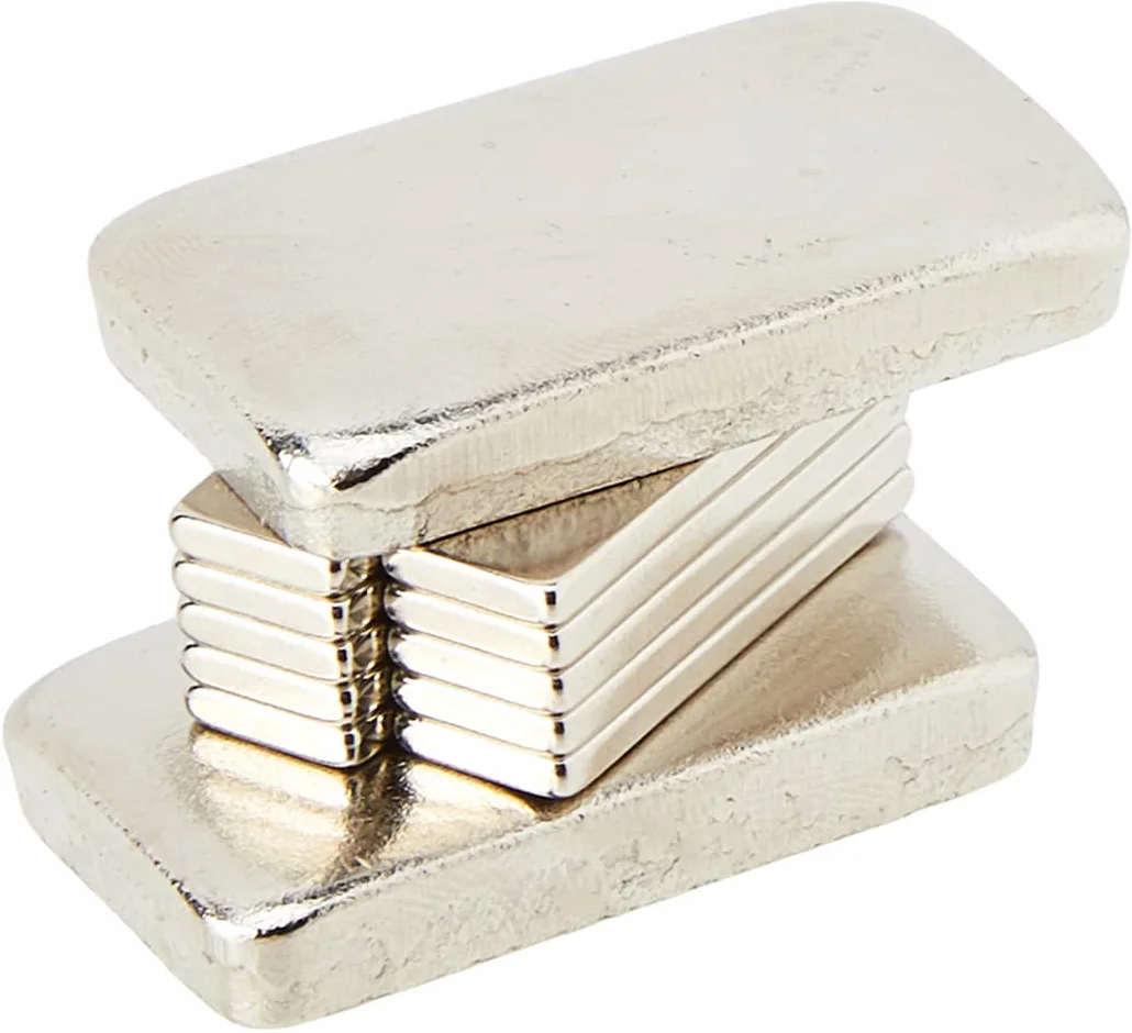 Magnes Expert 25 mm x 8 mm x 2 mm Magnes neodymowy N35 - pociągnięcie 2,1 kg (10 szt.)