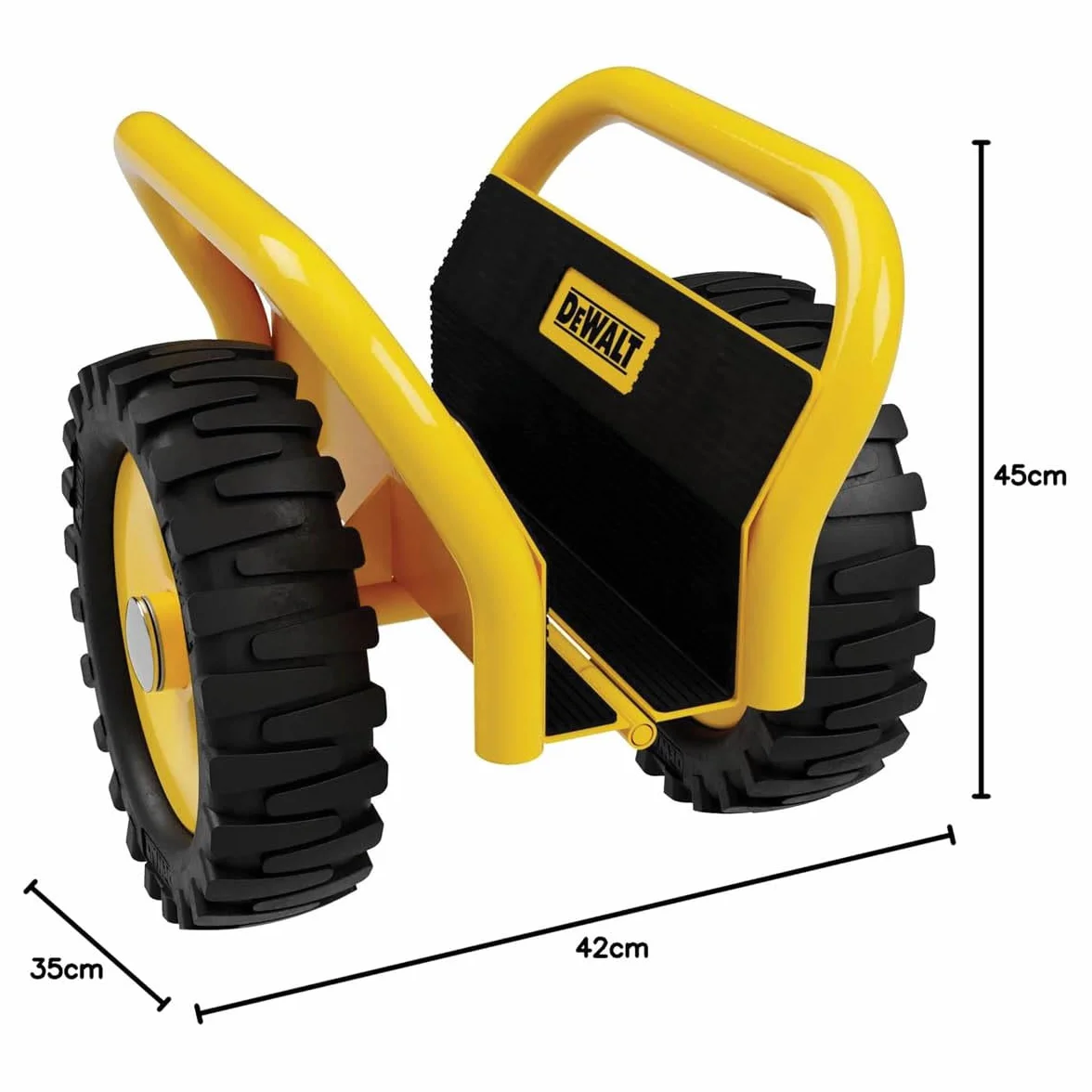 Dewalt DXWT-200 Wózek Transportowy, Czarny/Żółty, ‎35 x 45 x 42 cm; 4 kg