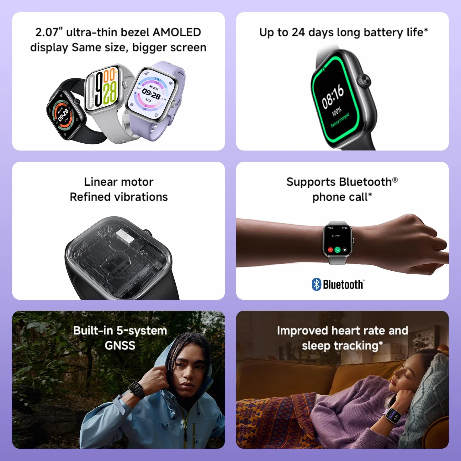 Xiaomi Redmi Watch 5 srebrny szary, Unica