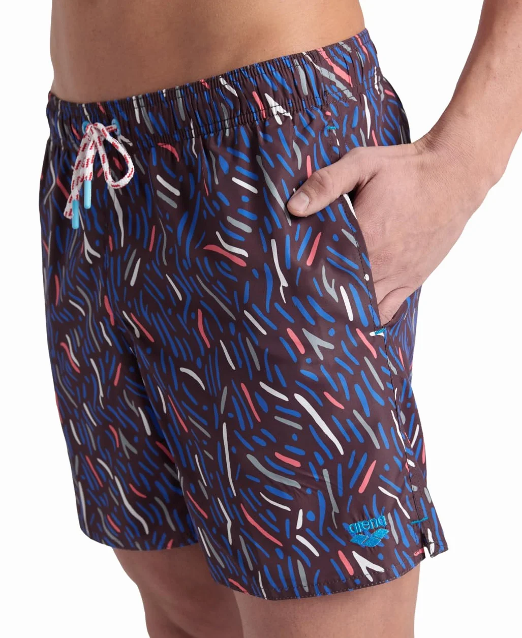 ARENA Szorty plażowe Mężczyźni Men's Arena Water Prints Beach Boxer Ao