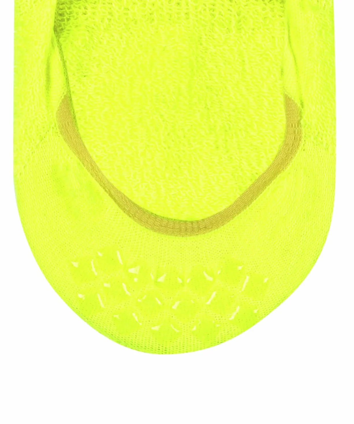FALKE Uniseks Stopki Cool Kick Invisible U In materiał funkcyjny niewidoczne jednokolorowe 1 Para, Żółty Lightning 1325, 42-43