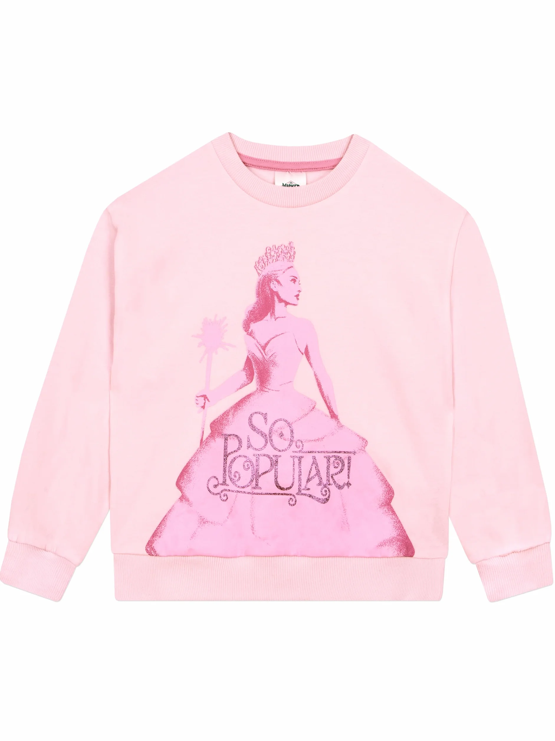 WICKED Bluza | Glinda Bluza Dla Dziewczynek | Bluza Z Brokatem Dla Dziewczynek | Rosa 140