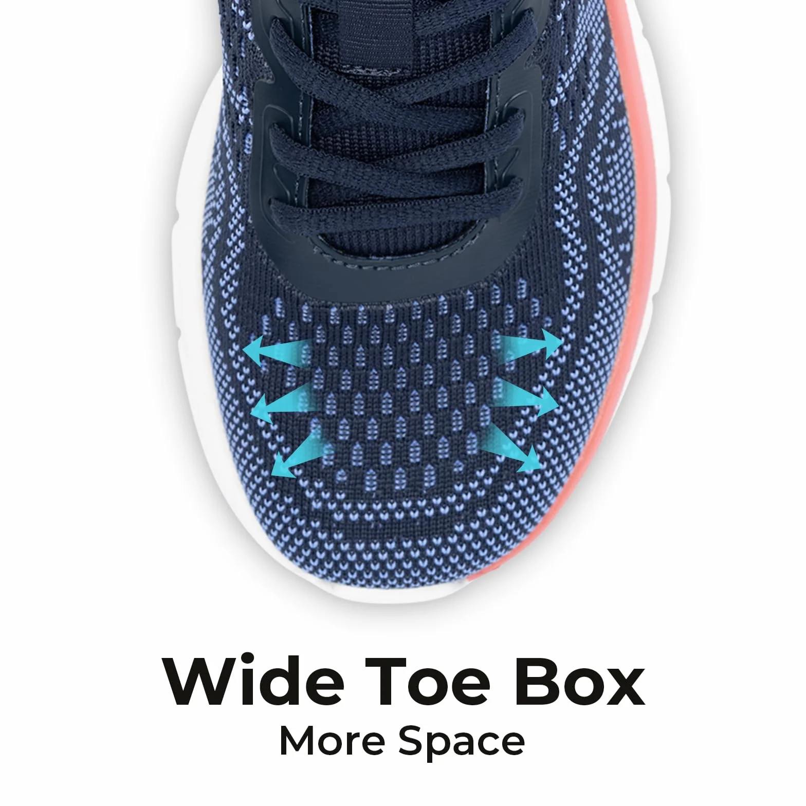 Fitville Szerokie Buty Do Biegania Damskie Buty Do Chodzenia Amortyzujące Oddychające Lekkie Buty Sportowe Outdoor Fitness Jogging Shoes Antypoślizgowe Trenerki