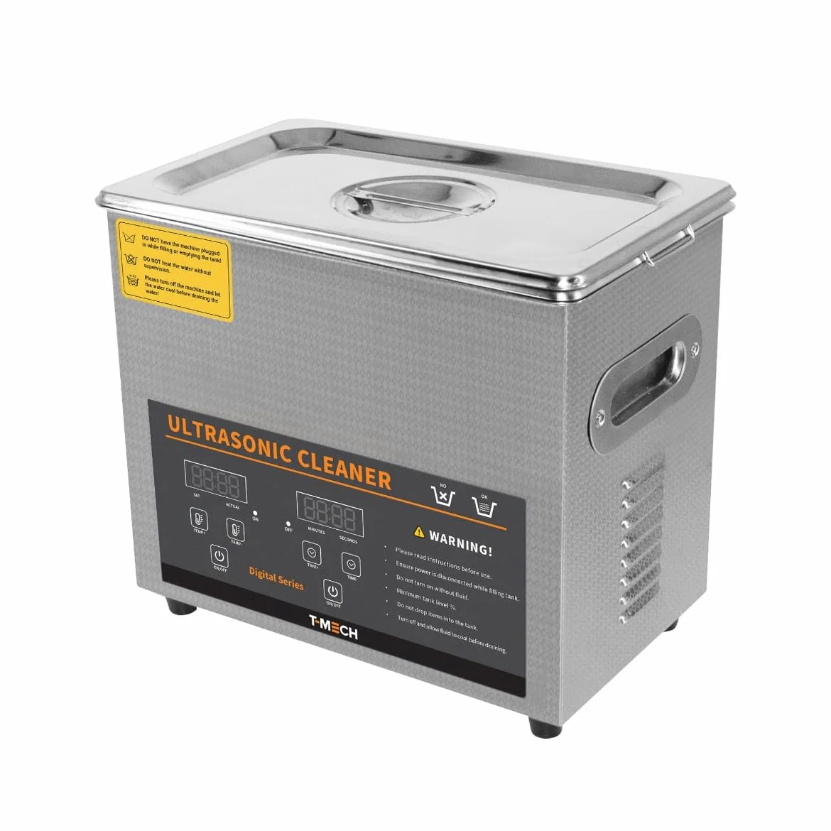 Ultradźwiękowy Myjka do czyszczenia ultradźwiękowego 3L - Biżuteria Okulary Tarcze Narzędzia - 240V Temperatura 0-80°C ogrzewanie i wbudowany timer [Kosz siatkowy W ZESTAWIE]