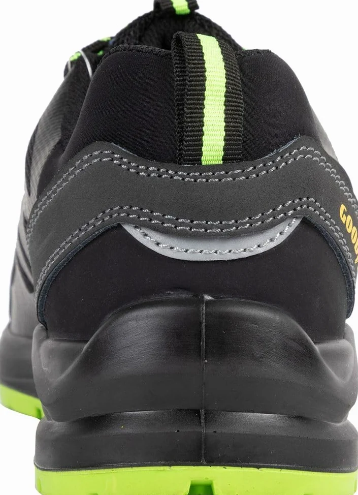 Goodyear Bezmetalowe buty ochronne SP1 z czarno-zielonej tkaniny rozmiar 40