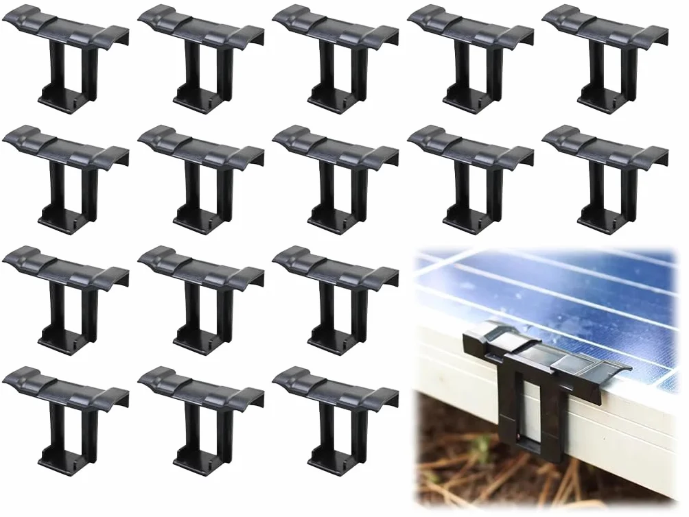 50 szt. klipsów do paneli słonecznych do odpływu wody 30 mm, klipsy do odprowadzania wody PV, klipsy do odprowadzania wody, moduły PV, klipsy do czyszczenia paneli fotowoltaicznych, 30 mm,