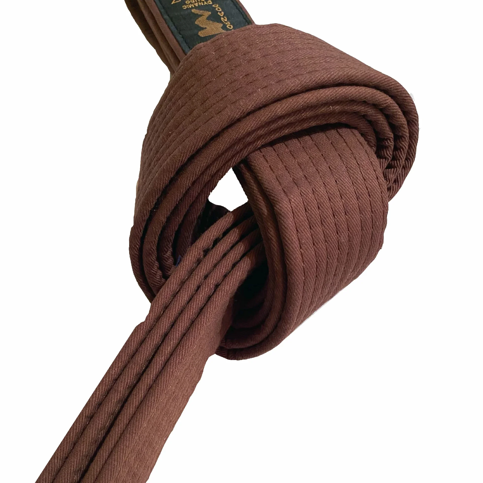 Pasek do sportów walki brązowy 330 cm 4 cm karate judo taekwondo