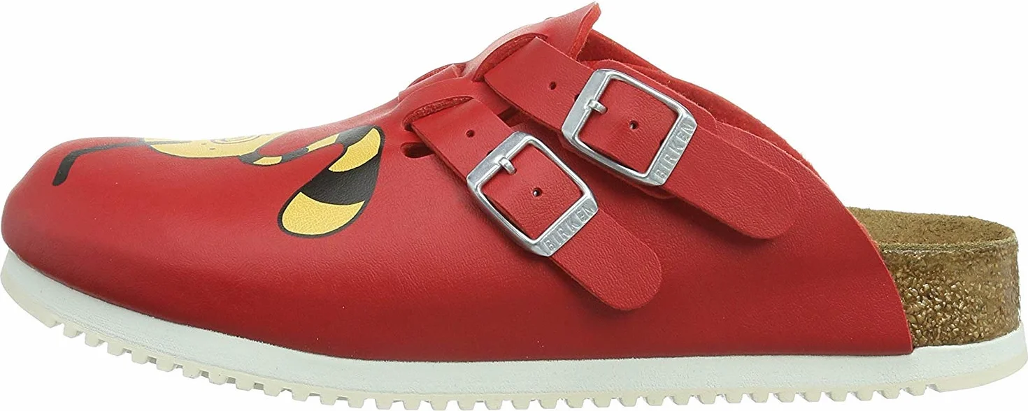 BIRKENSTOCK Kay Profesjonalne chodaki, Czerwony kot czerwony, 38 EU Schmal