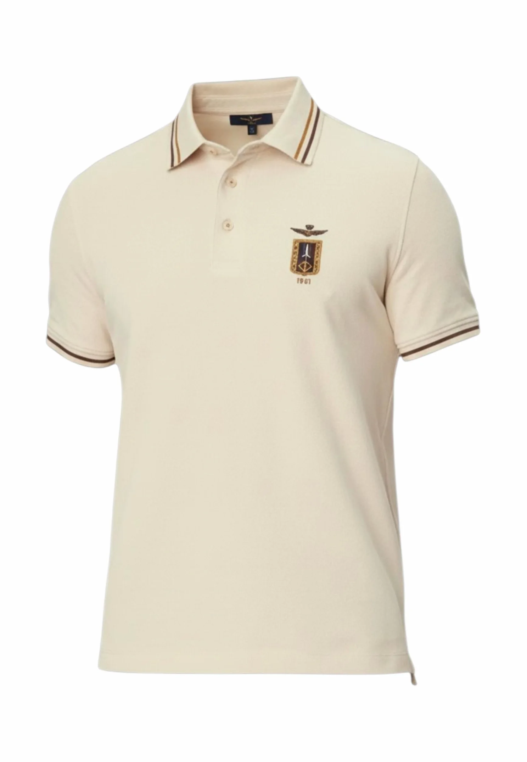 Aeronautica Militare PO1914 koszulka polo męska koszulka z krótkim rękawem, trójkolorowe strzałki