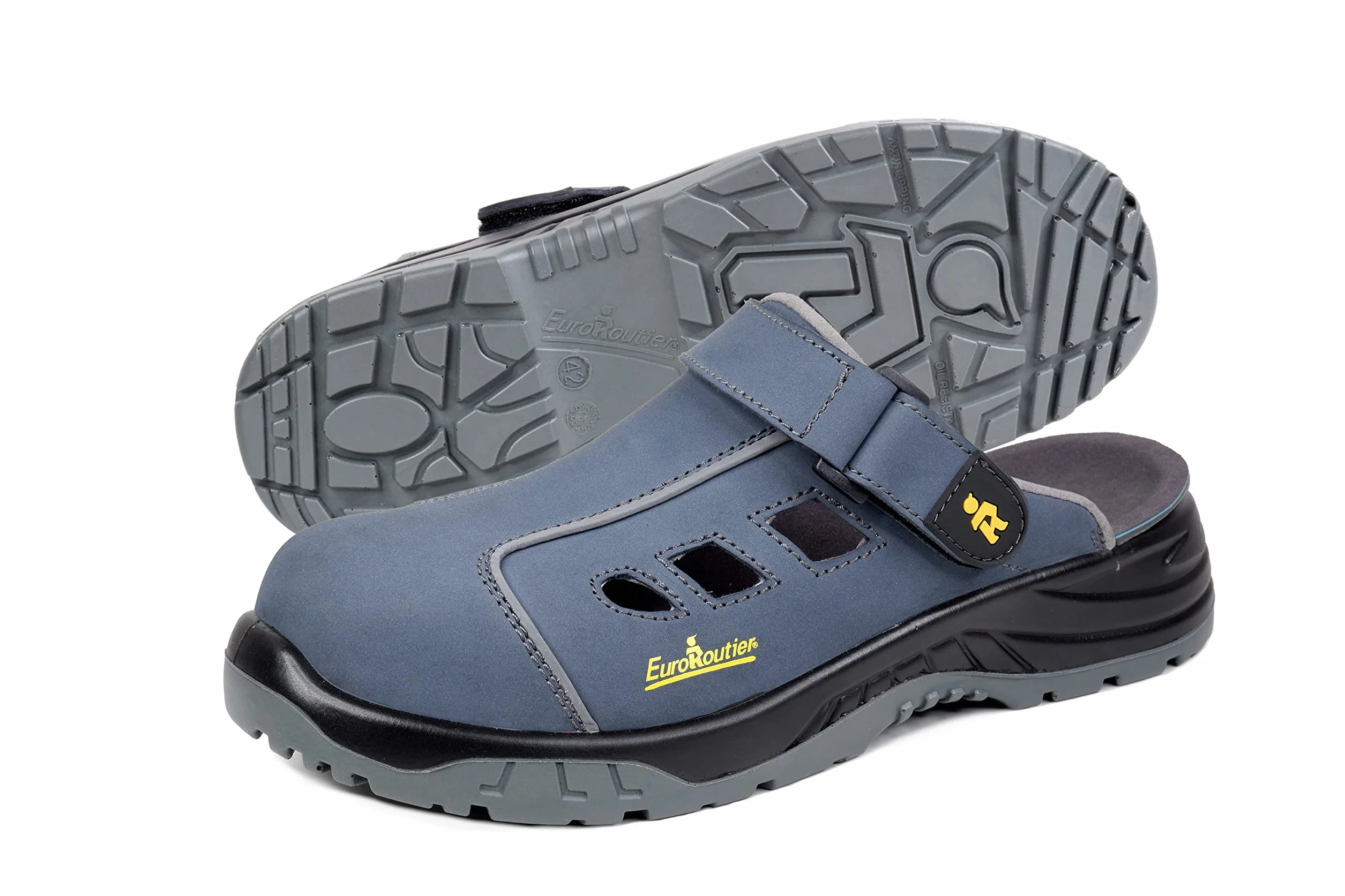EuroRoutier Fresh Avio, Chodaki, Obuwie ochronne ze skóry CE EN ISO SB+A+E+FO+SRC