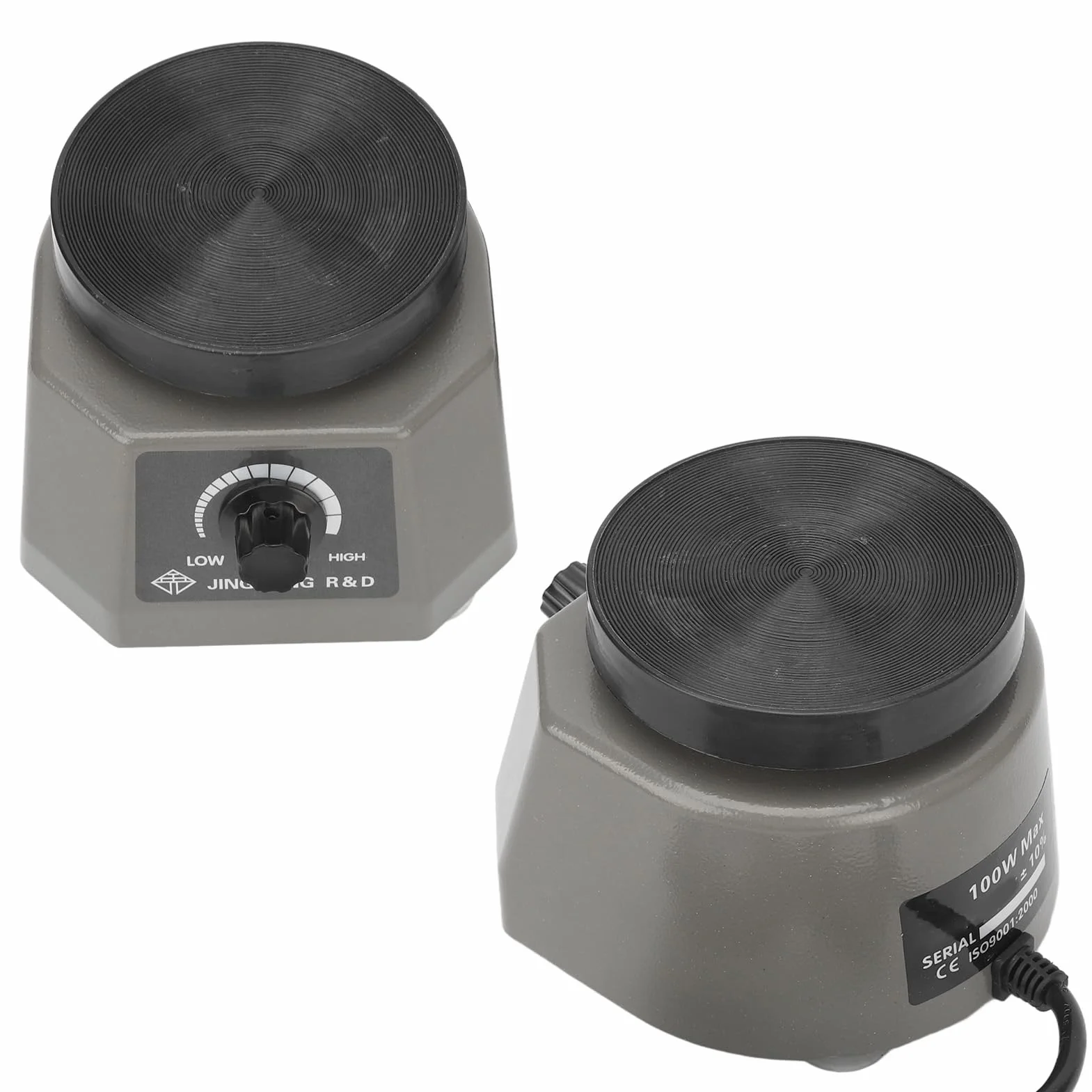 Wibrator Dentystyczny 4 Oscylator Laboratoryjny Round Shaker, Dental Laboratory Wibrator Sprzęt Maszyna do Mieszania Tynku, Gipsu, Odlewania żywicy, Odlewania Modeli