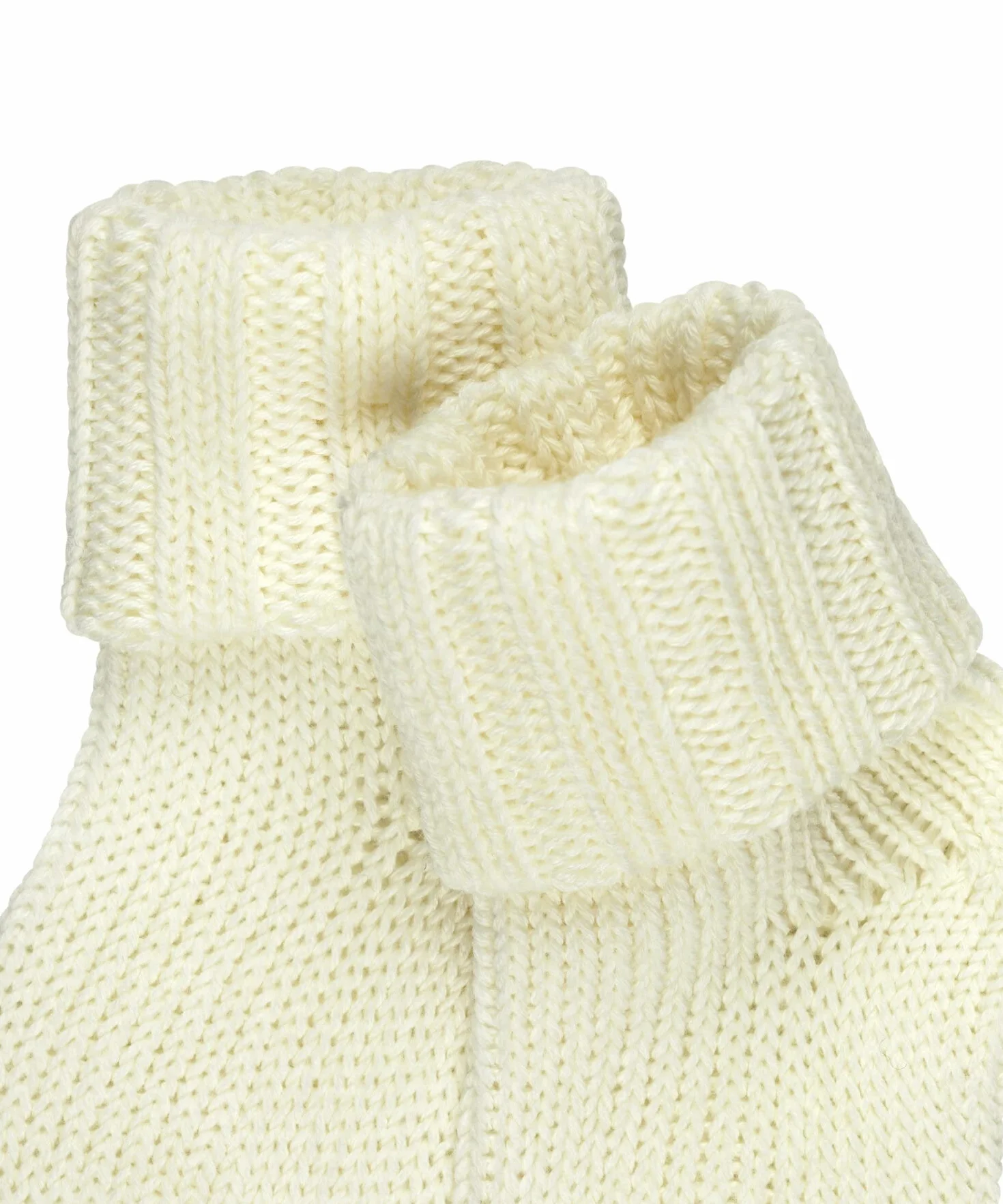 FALKE Skarpety Flausch B Bawełna Wełna 1 Para Biały Off-White 74-80