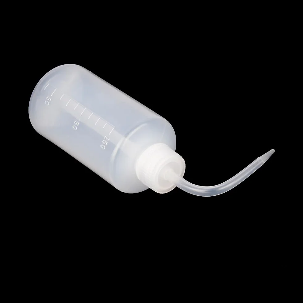 stonylab Butelka do mycia z tworzywa sztucznego, LDPE z wąskim otworem (250 ml, 2 sztuki)