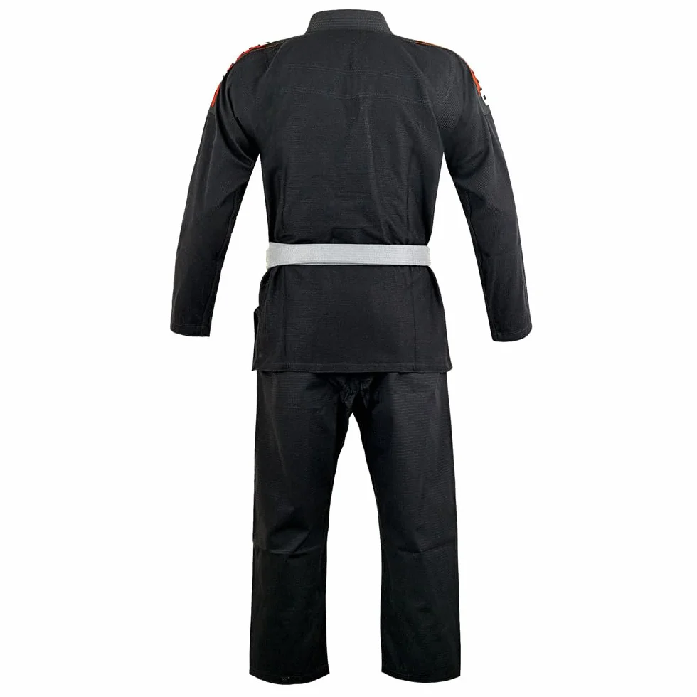 Buddha Fight Wear -Kimono Premium Infinity Brazylijskie Jiu Jitsu/BJJ Gi z białym paskiem, unisex dla dorosłych