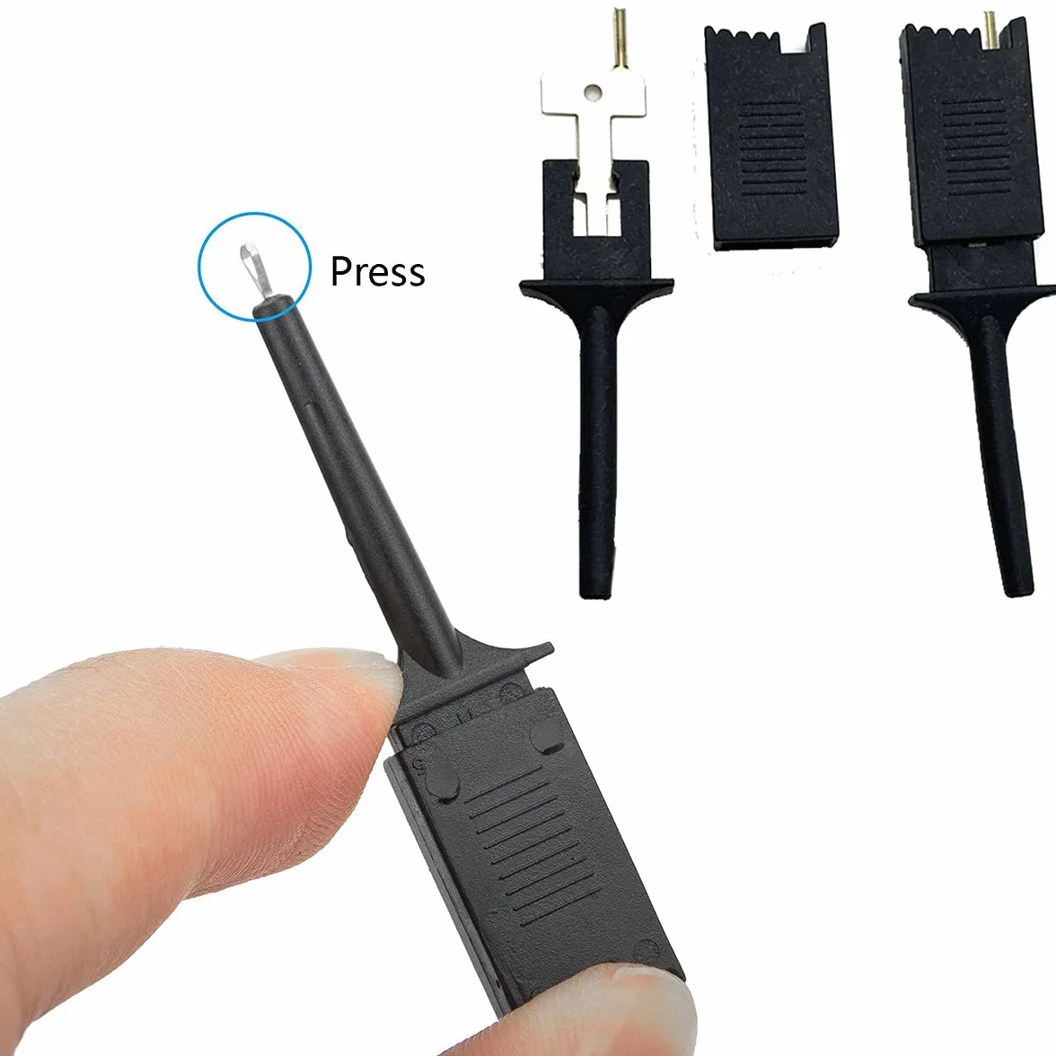 USB Logic Analyzer Device 24 MHz 8CH 8 kanałów UART IIC SPI Debug z kablem mini USB DuPont kabel 6 kolorów haczyków testowych Clip Set do Arduino FPGA M100 SCM