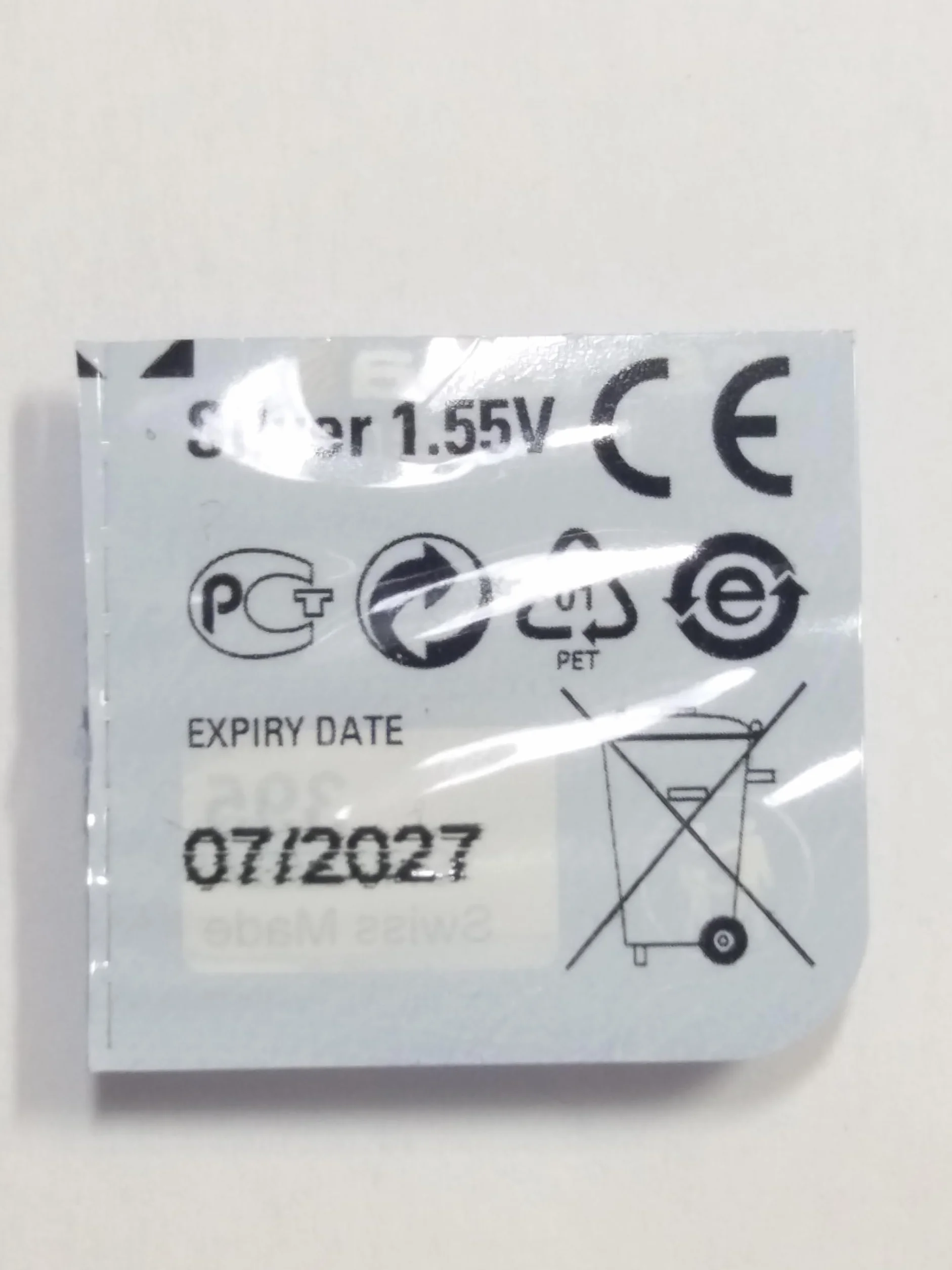 Renata Battery 395 Sr927Sw Silver 1.55V Swiss Made - Akcesoria elektryczne