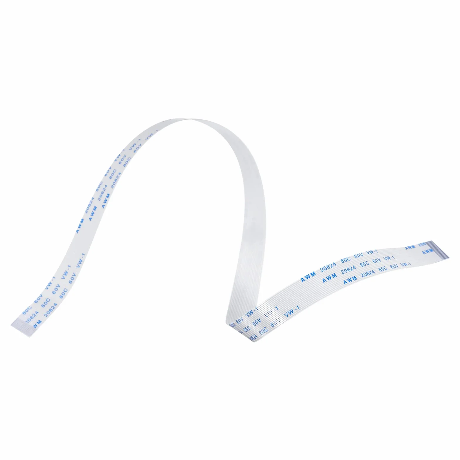sourcing map Opakowanie 5 szt. FFC FPC kabel 18 pin 0,5 mm 300 mm (typ A) do drukarki LCD 3D aparat DVD