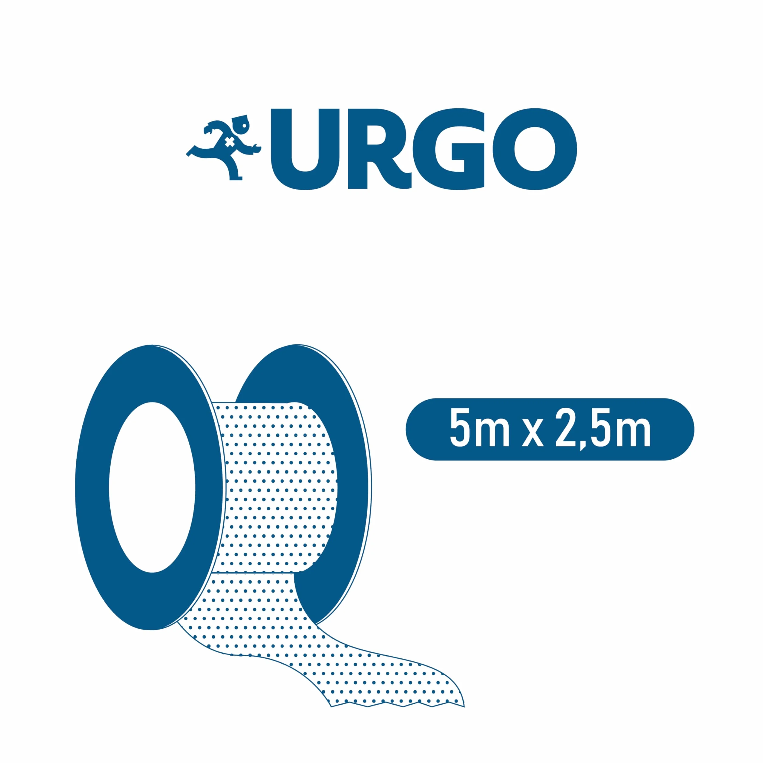 URGO - Urgo Sparadrap Résistant Chair Urgofix 5 m x 2,5 cm