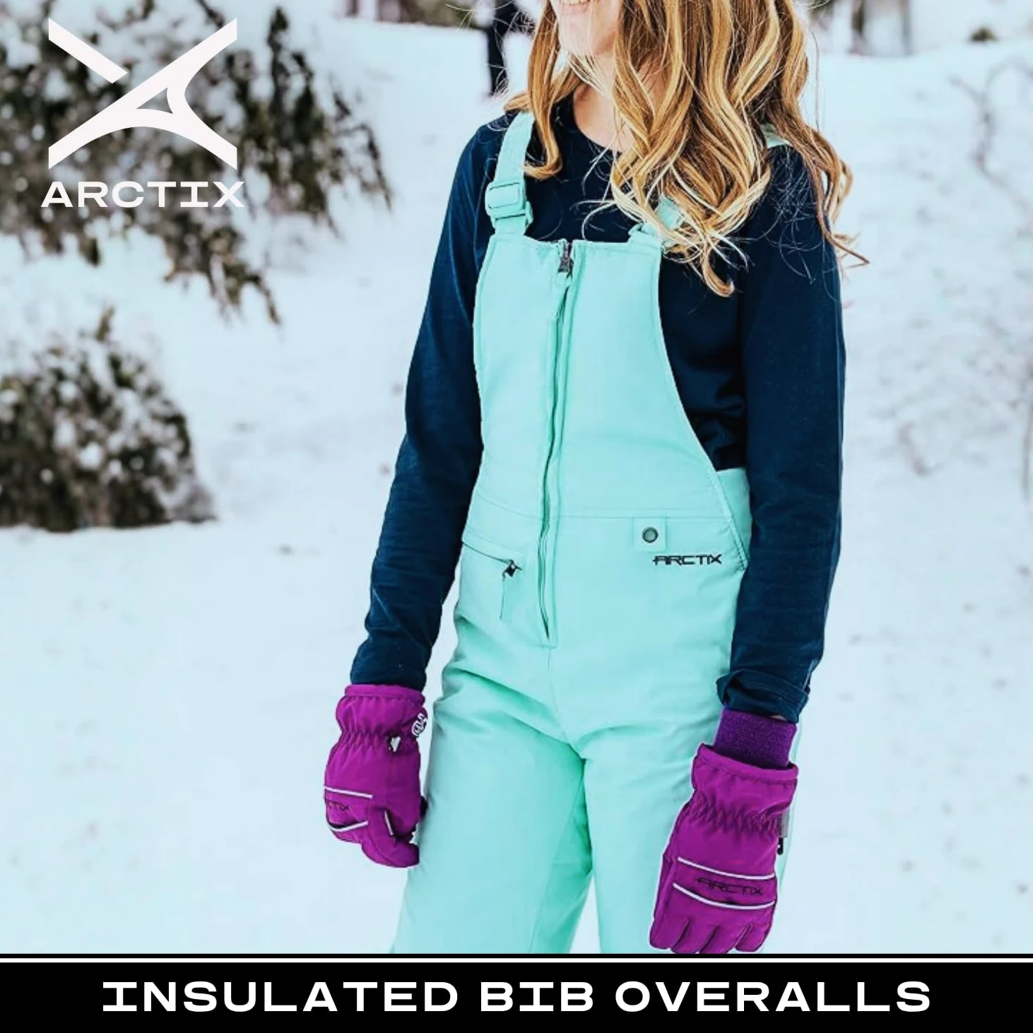 ARCTIX Youth Insulated Overall Snow Bib - Ogrodniczki zimowe Uniseks - dzieci