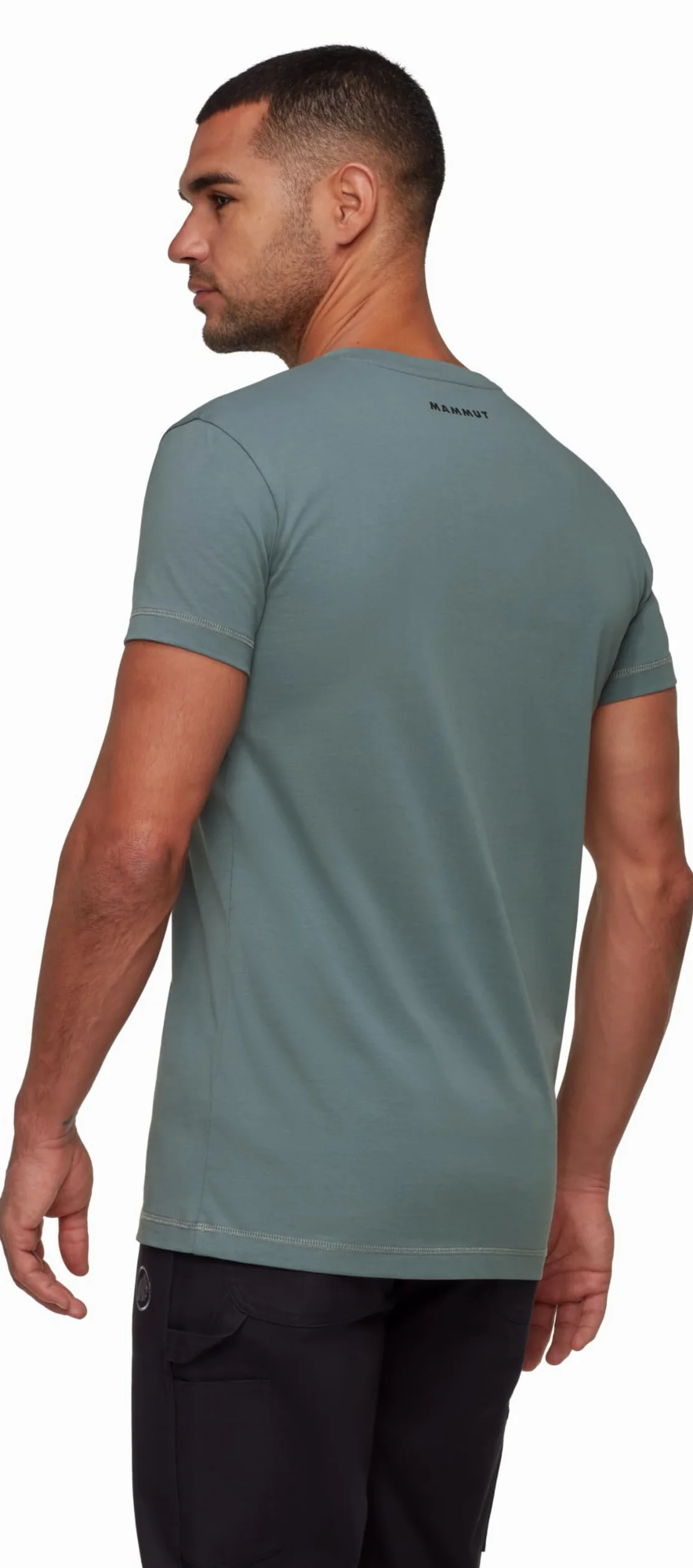 Mammut Massone Patch T-shirt z bawełny organicznej – męska lekka koszulka do wspinaczki, warstwowa, Warstwy, S