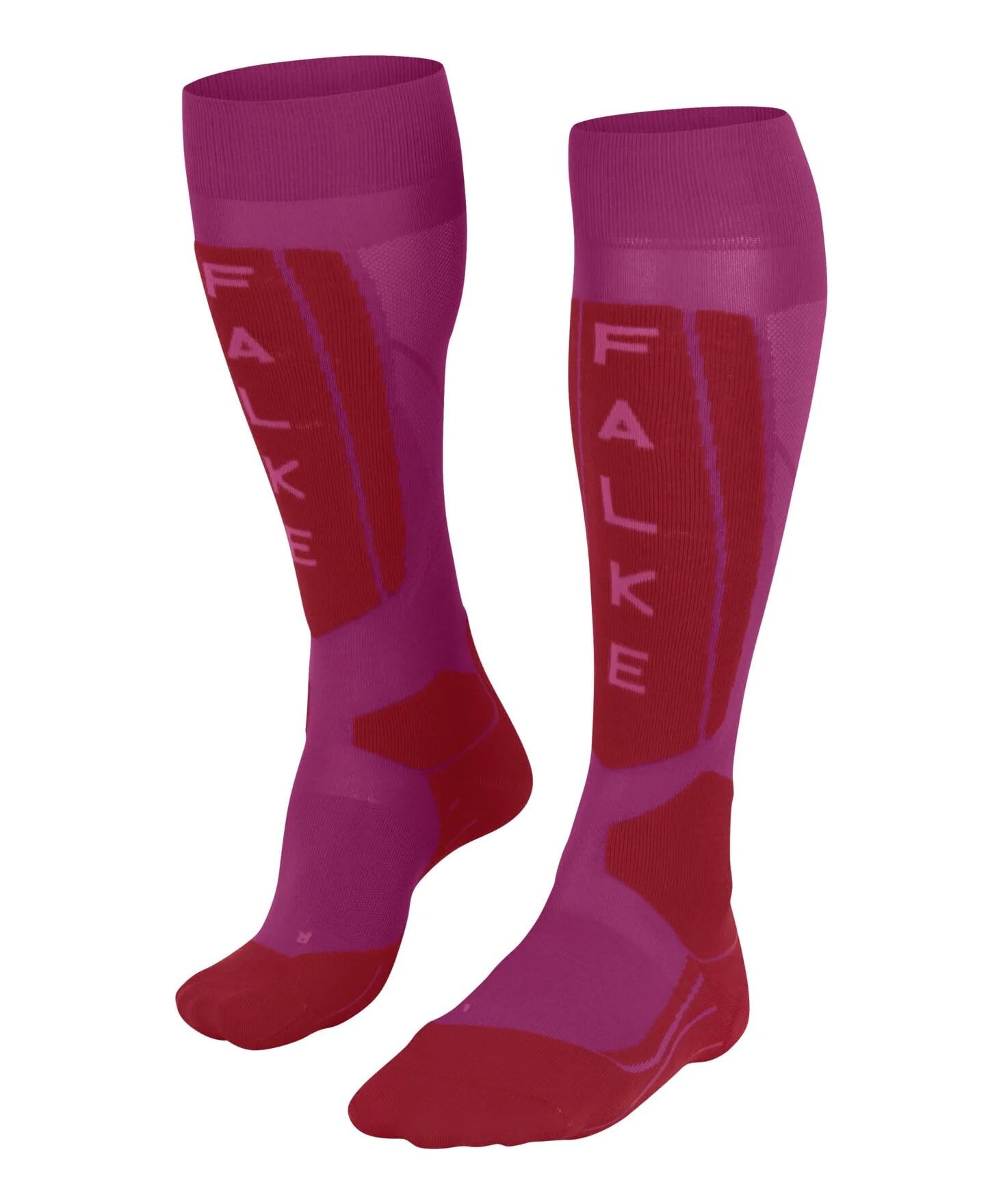 FALKE Skarpety narciarskie SK5 Expert W Kh Jedwabny materiał funkcjonalny ciepłe cienkie 1 Para, Fioletowy Lipstick Pink 8528 Trend, 37-38