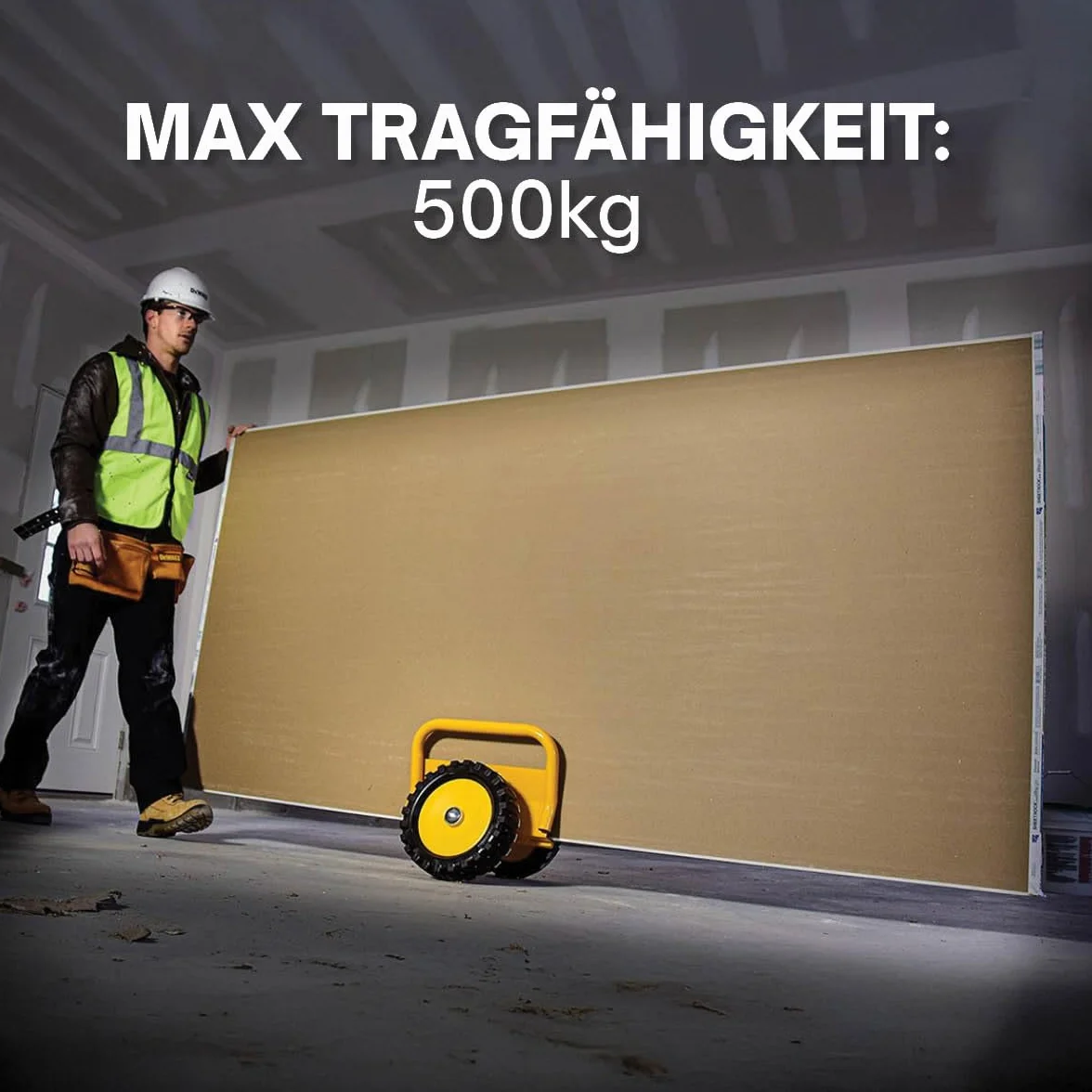 Dewalt DXWT-200 Wózek Transportowy, Czarny/Żółty, ‎35 x 45 x 42 cm; 4 kg