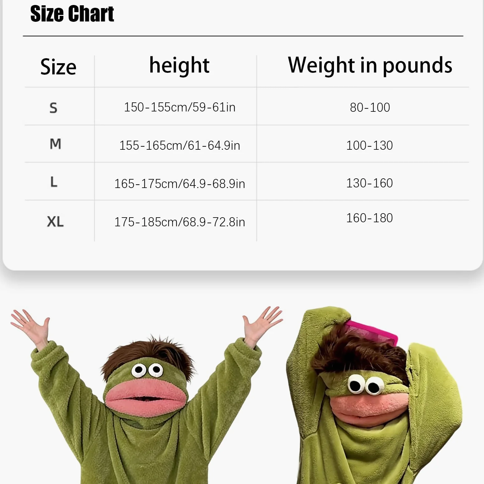 Alberner Onesie dla dorosłych, zabawny kostium Onesie z szerokimi ustami – kostium Sleepwear Cosplay Piżama dla kobiet i mężczyzn, do domu, salonu, łazienki