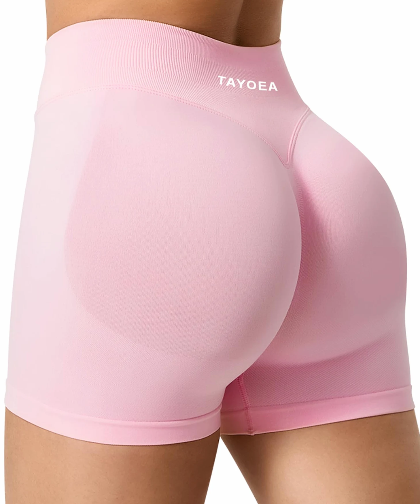 TAYOEA Panie Scrunch Butt Leggingi Pleszczowe Sporty Sportowe Ozroczyste Siłowni Spodne