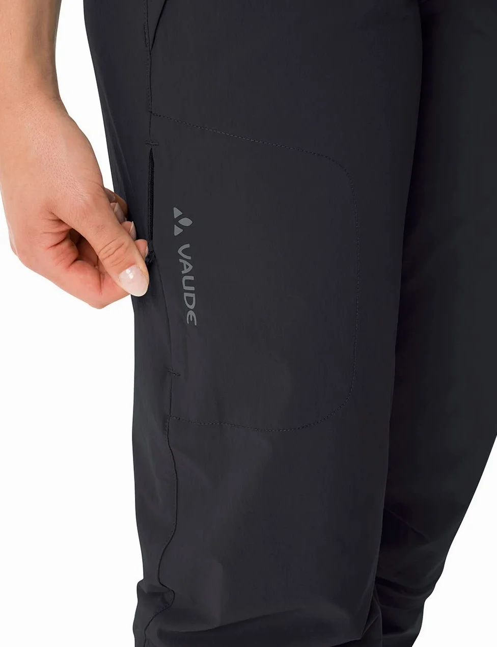 VAUDE Women's Farley Stretch Capri T-zip Pants Iii - Spodnie Kobiety