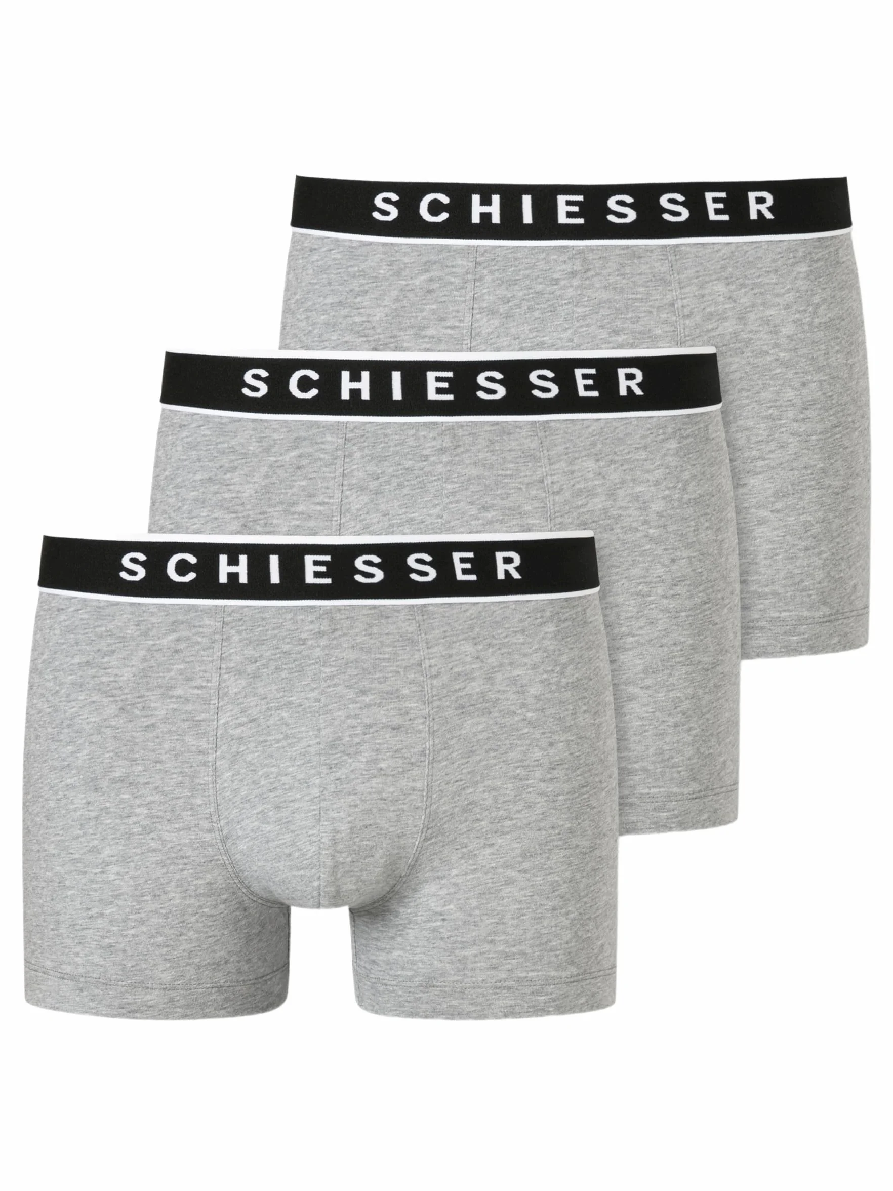 Schiesser Bokserki (szorty) Mężczyźni 95/5 Bawełna Organiczna 3er Pak Bokserek
