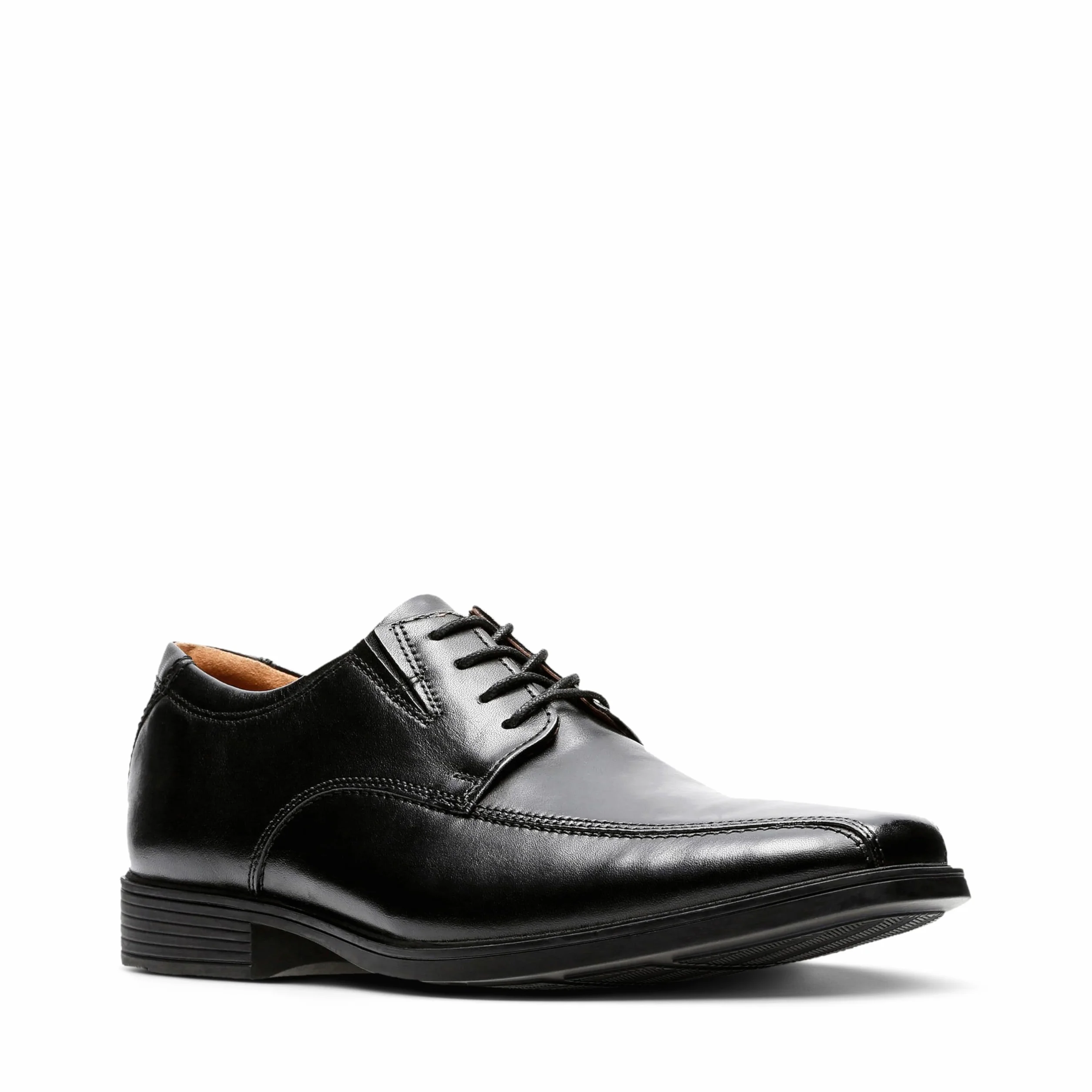 Clarks Tilden Walk Mens Black Leather, 11