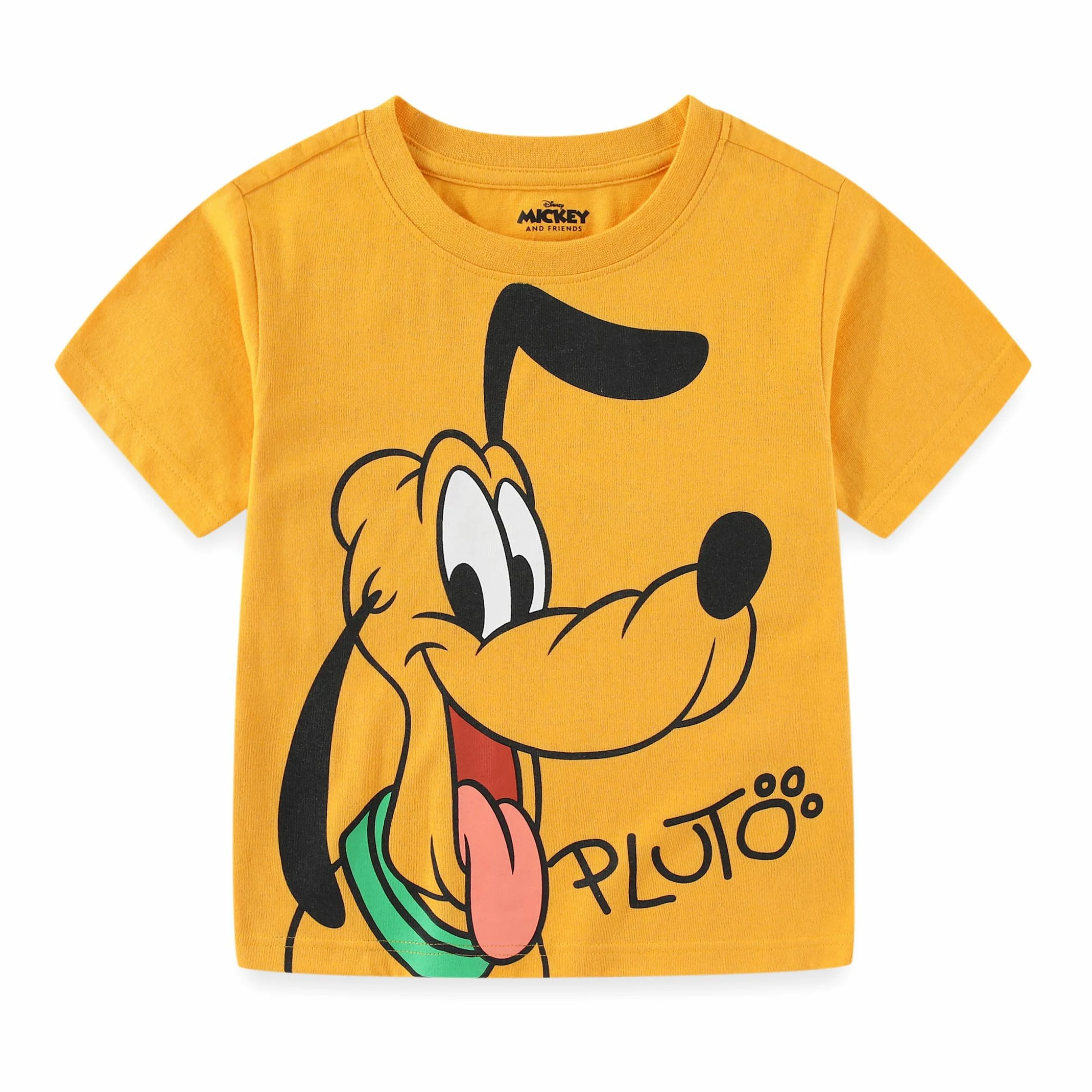 Disney Mickey Mouse & Friends T-shirt dla maluchów i małych dzieci, niebieski, czerwony, żółty, pomarańczowy, 4 sztuki