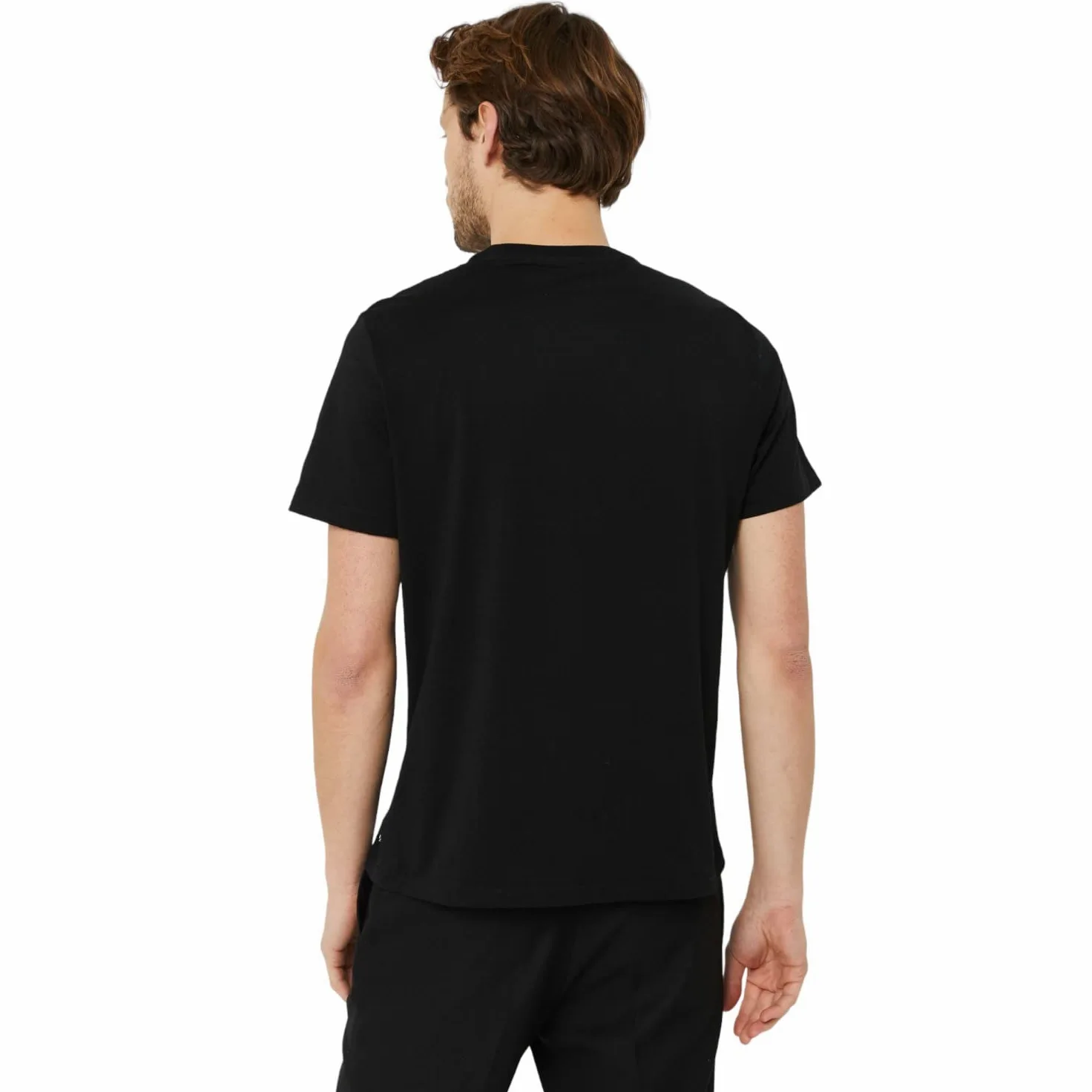 Ralph Lauren T-Shirt Mężczyźni Czarny T-Shirt Casual z Logo Print, Czarny, XXL