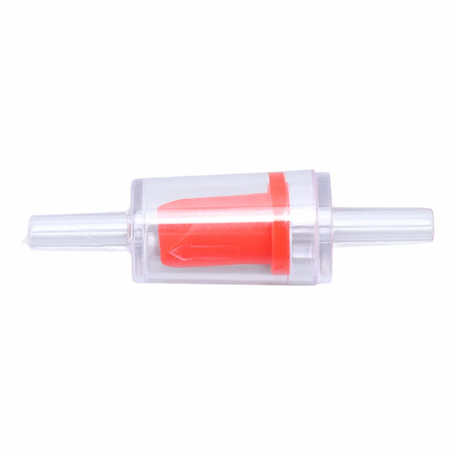 YUYTE 10pcs Zawór Kontrolny Akwarium w jedną stronę Zawór Zatrzymania 4 Mm Pp Pompa Powietrza Kontroli Wody dla Akwarium Zbiornika żywnościowego Medycyny Chemikalia (4mm czerwony)