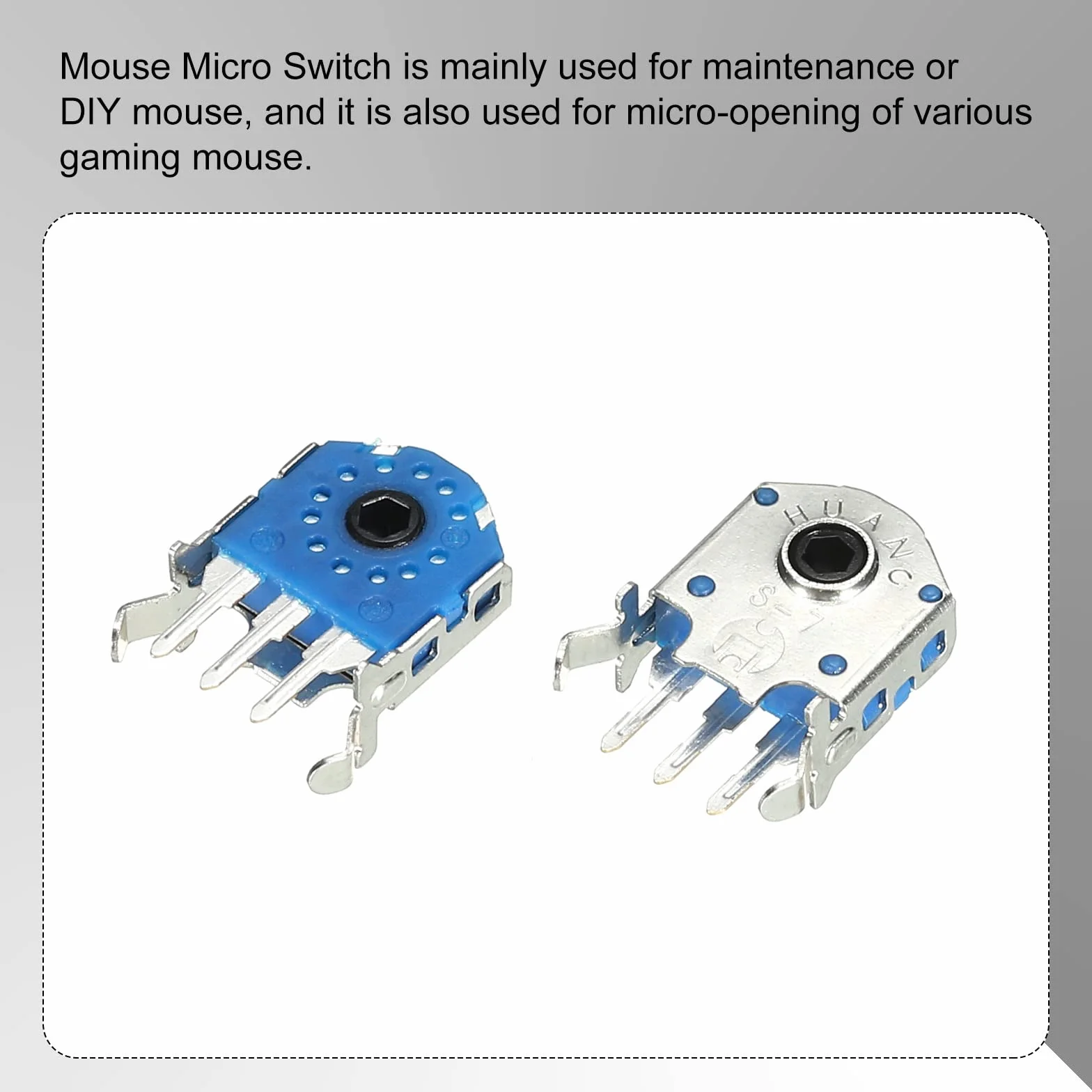 sourcing map Mysz Koło Enkoder 7mm 300W Czas Dokładny Dekoder Obrotowy Mysz Przewijanie Koło Enkoder 5szt