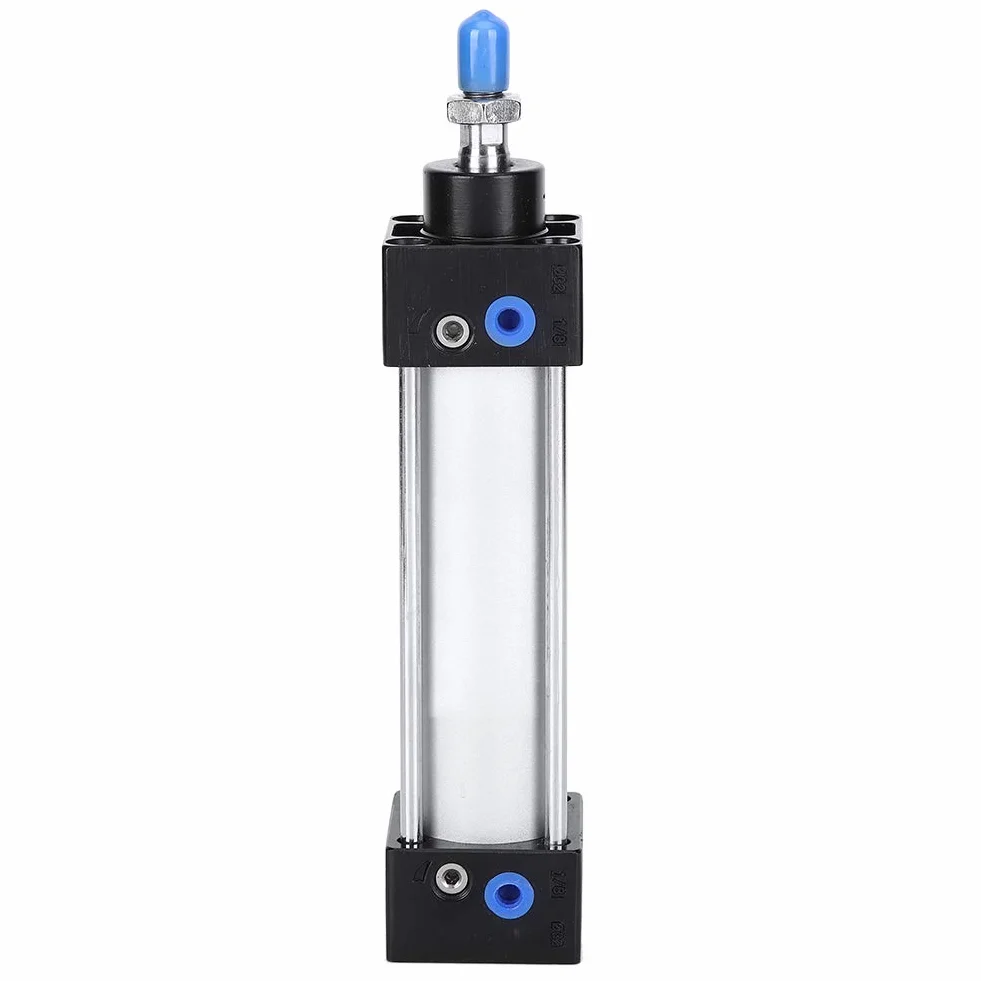 SC32 standardowy aluminiowy cylinder powietrzny SC32X75 Pneumatyczny siłownik z podwójnym tłokiem działającym 32 mm otwór 75 mm Udar Udarów przemysłowych Cylinder Pneumatyczny (SC32X75)