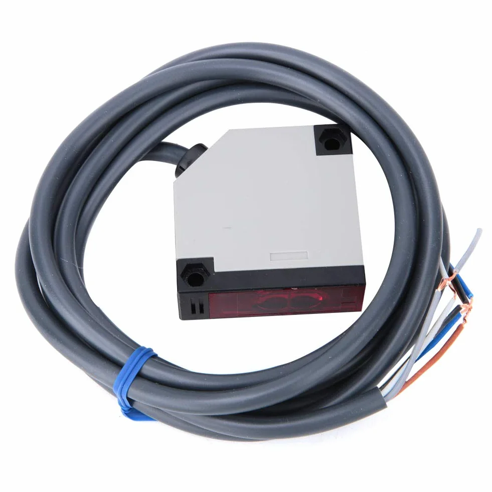 E3JK-DS30M1 IP65 300mm Czujniki zbliżeniowe na podczerwień, obudowa ABS Rozproszony przełącznik fotoelektryczny (DC12-24V)
