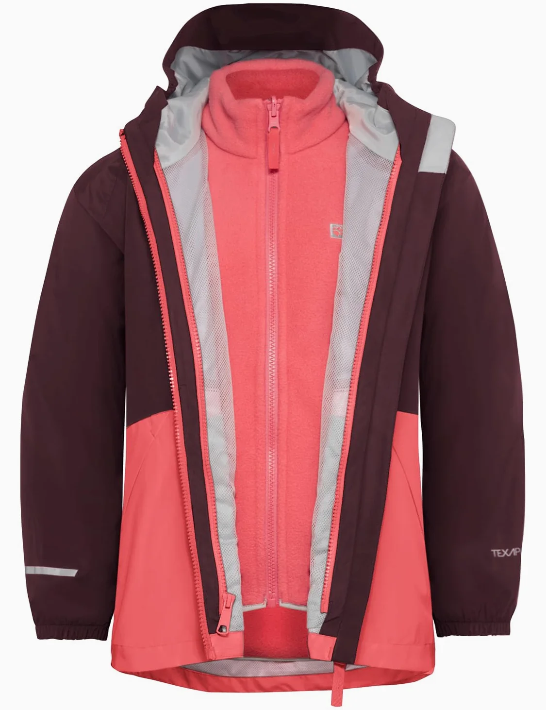 Jack Wolfskin Iceland kurtka dziewczęca 3 w 1 K