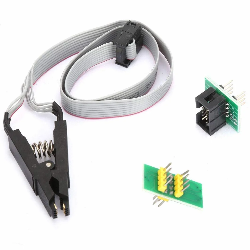 Hailege SOIC8 SOP8 Clip do testowania chipów flash IC IC Programming Socket Adapter 150MIL 205MIL BIOS/24/25/93 z kablem zaciskowym