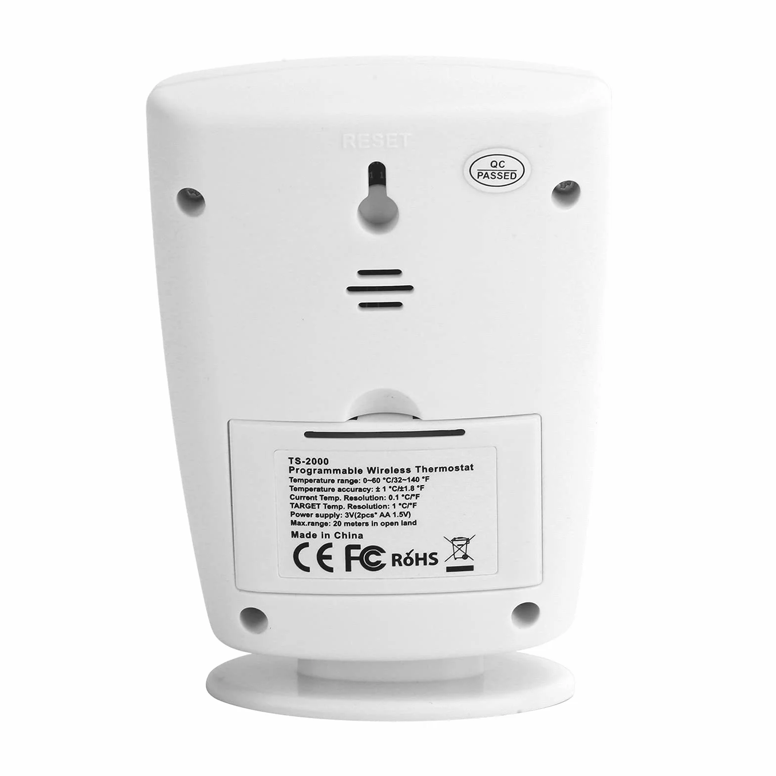 Gniazdo Termostatu, Regulator Temperatury LCD z Podświetlanym, Bezprzewodowym, Zdalnie Programowalnym Gniazdem Termostatu, 0-60℃ / 32‑140℉(Wtyczka EU 230V)